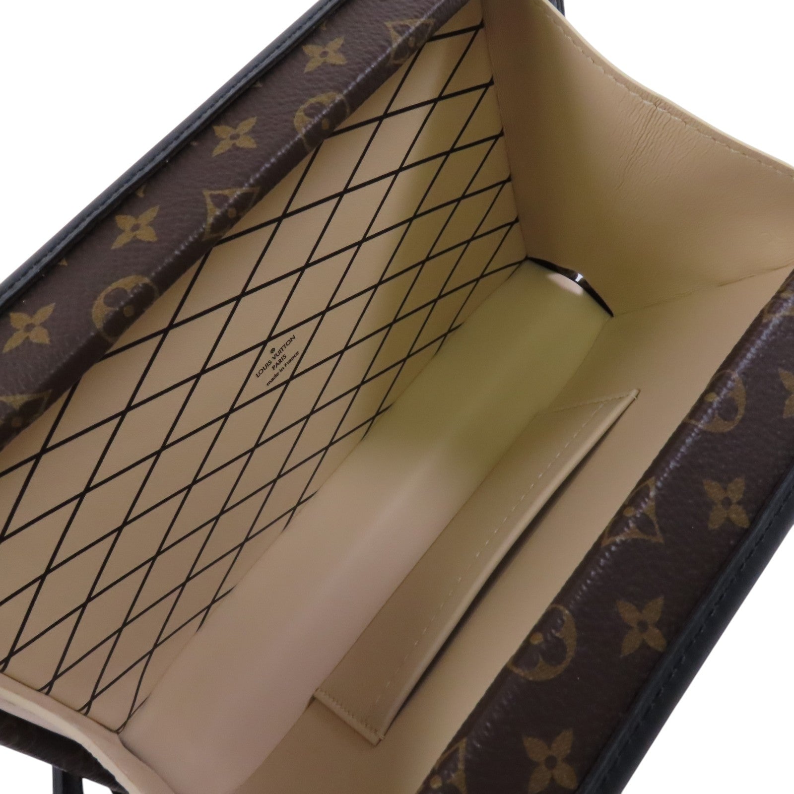 LOUIS VUITTON Monogram Petite Malle金扣肩背袋