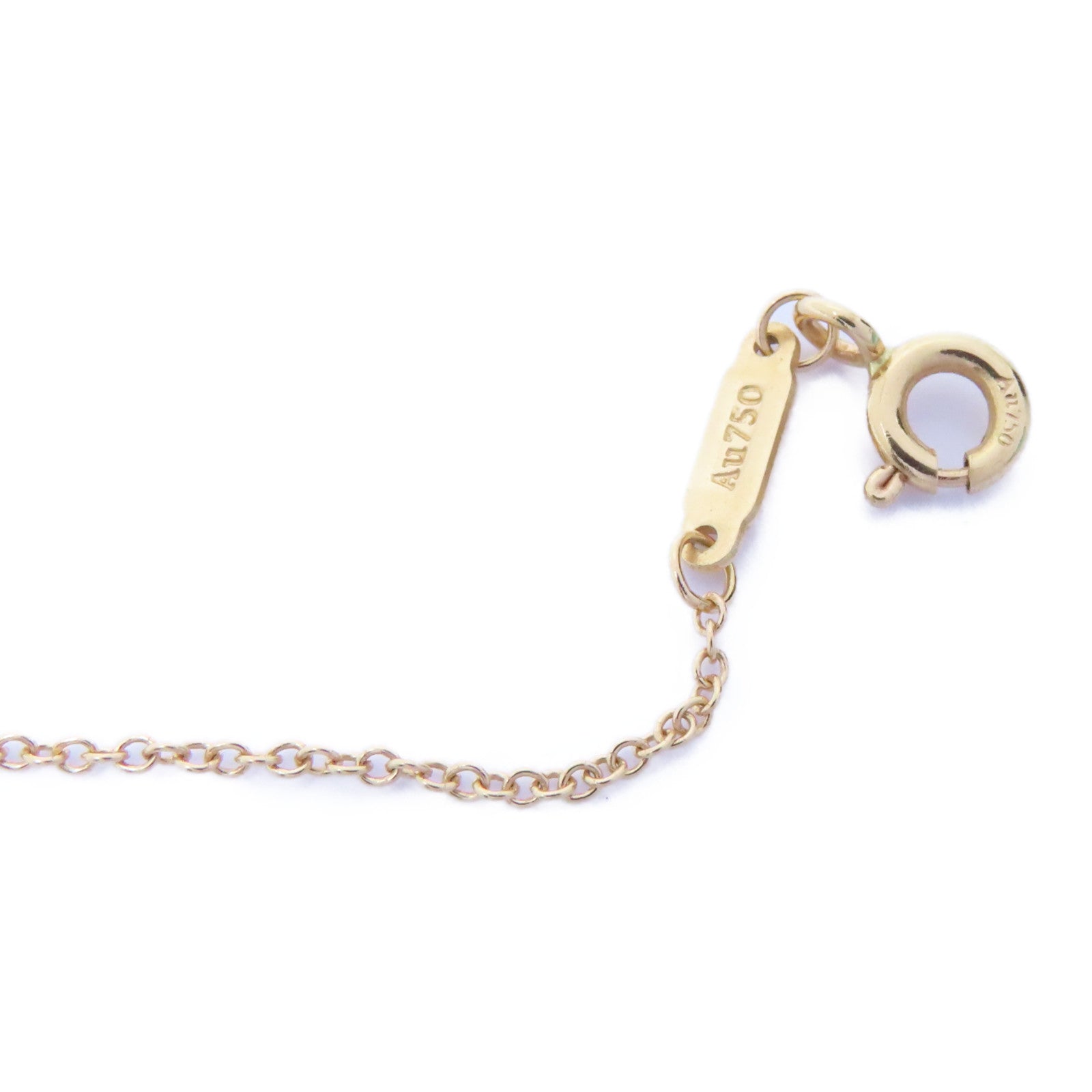 TIFFANY＆CO 18K黃金T Smile Necklace項鍊