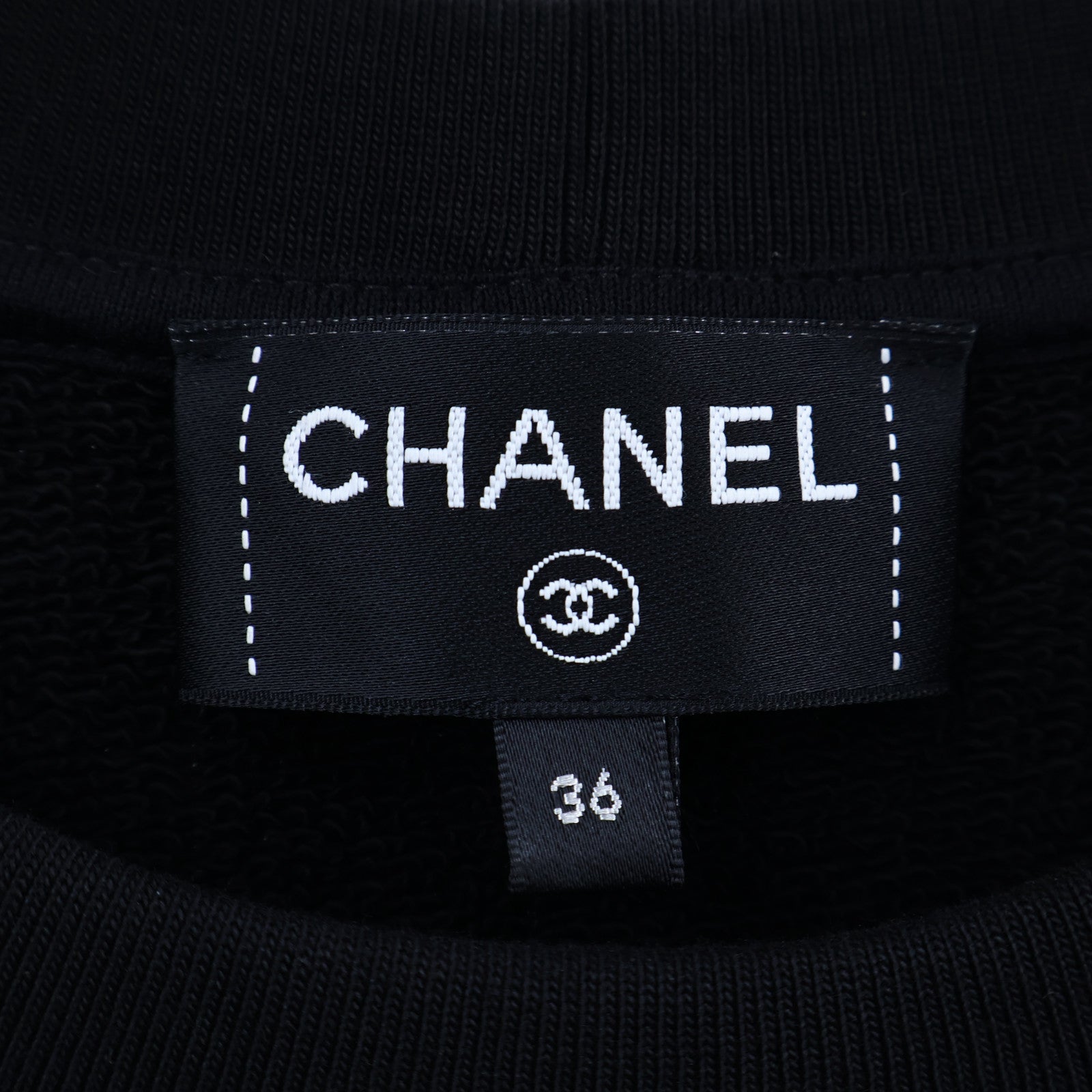 CHANEL Cotton Coco Mark Tweed Sweatshirt上衣