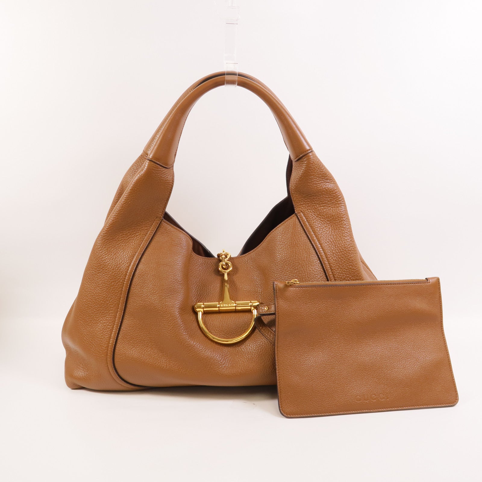 GUCCI 牛皮皮革Softbit Maxi肩背袋