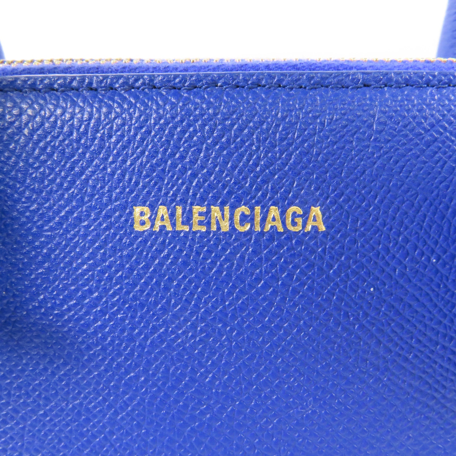 BALENCIAGA GHW Ville Top Handle S 2 Way Shoulder Bag 518873 Calfskin Leather