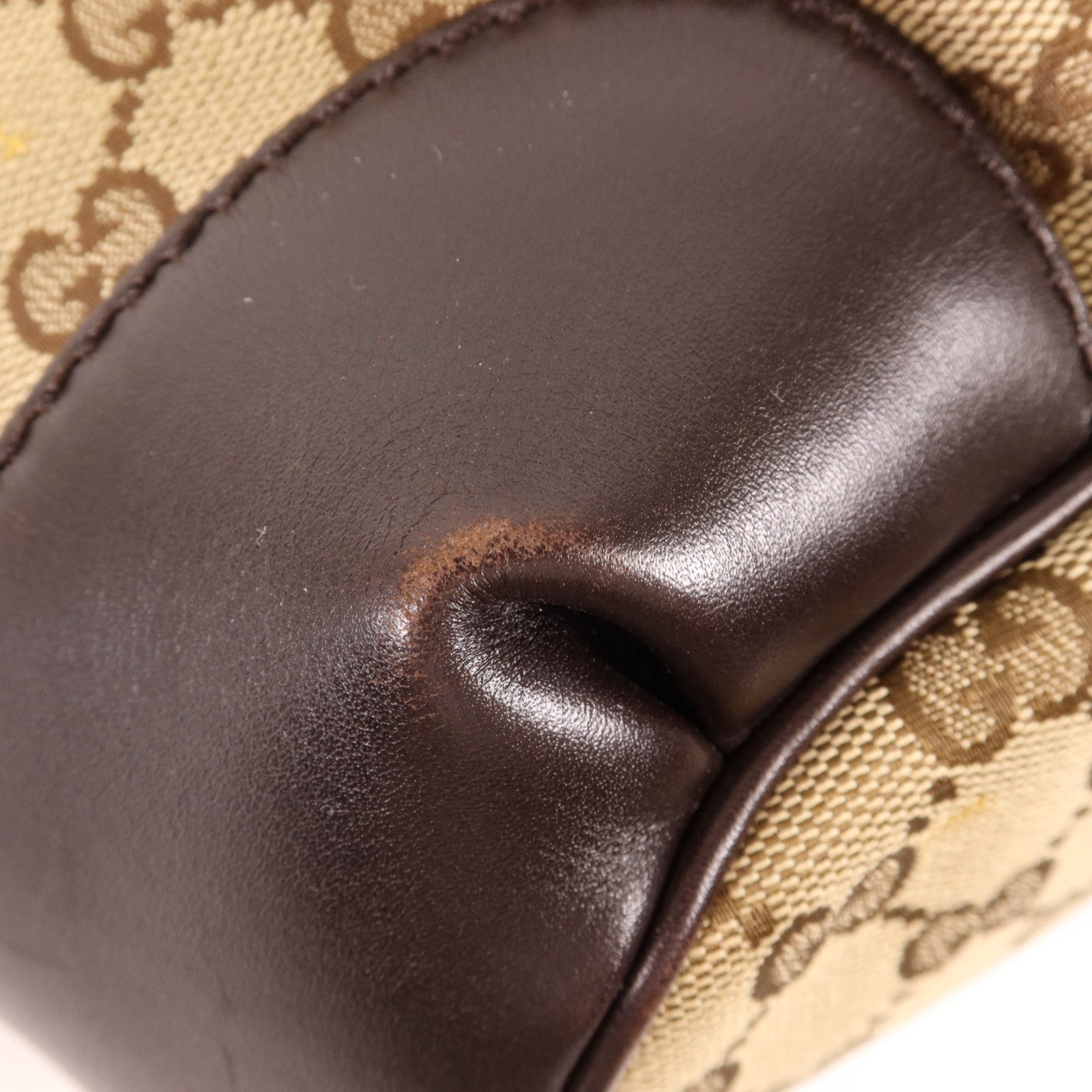 GUCCI 帆布2 Way Shoulder Bag金扣手挽肩背兩用袋