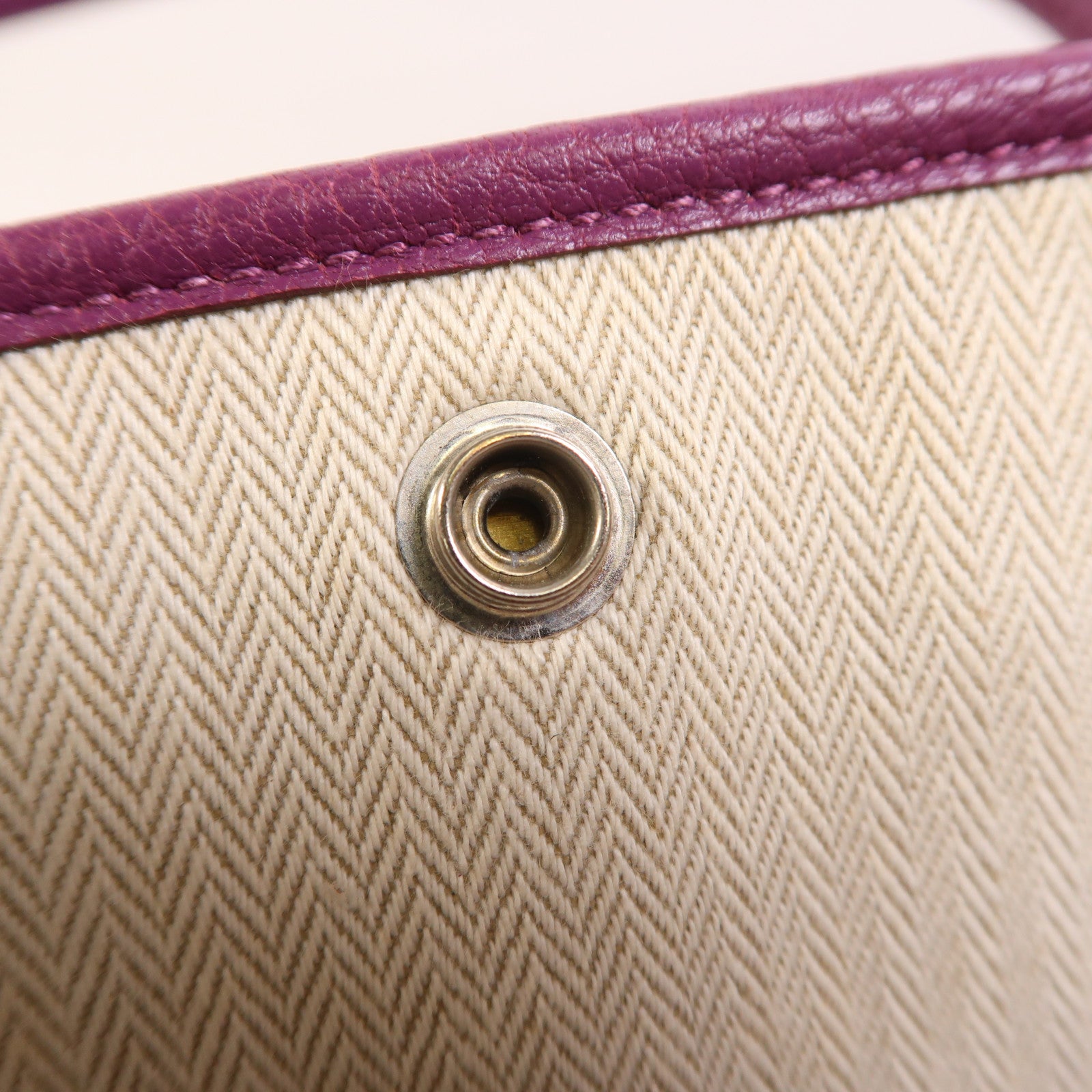 HERMES Negonda皮革GardenParty PM銀扣手挽袋Anemone