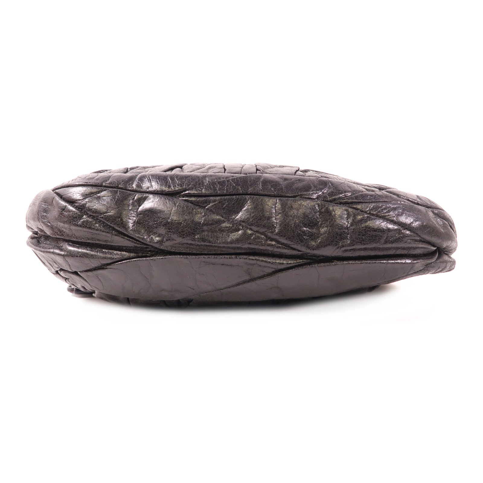 Miu Miu 【激減優惠】皮革Shoulder Bag金扣手挽肩背兩用袋