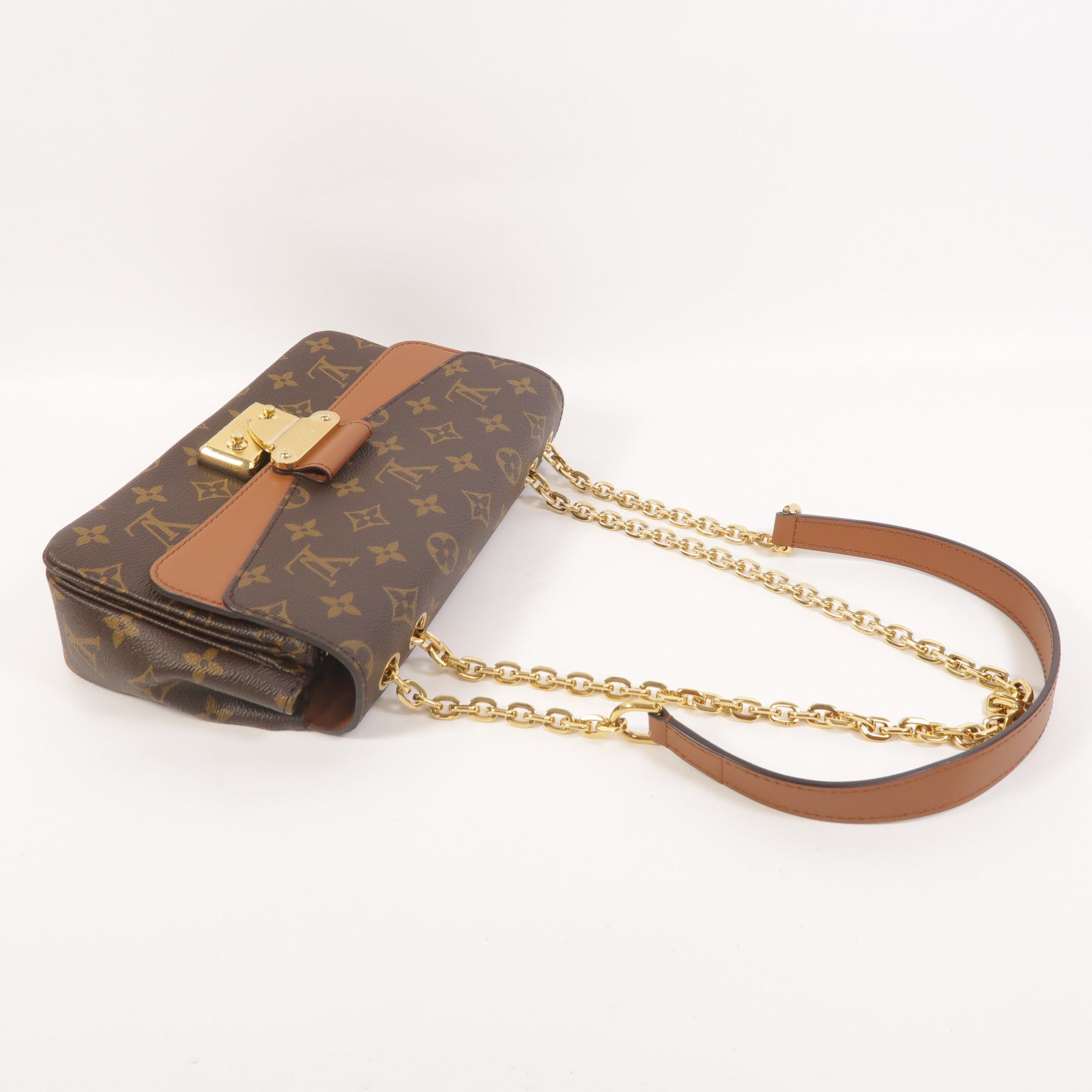 LOUIS VUITTON Monogram Marceau鏈帶肩背袋