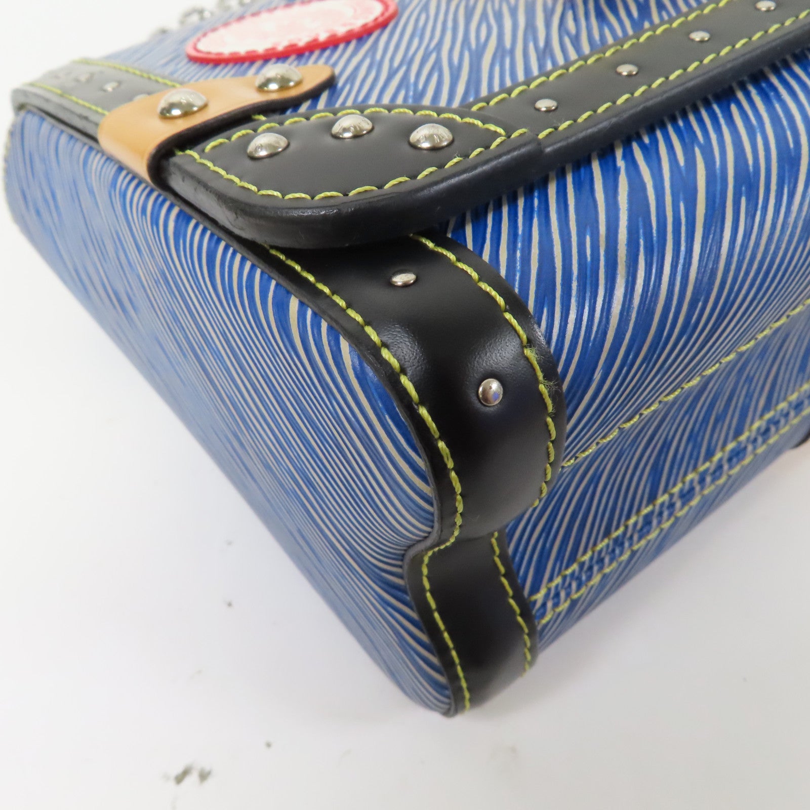 LOUIS VUITTON Epi Twist MM肩背袋藍色