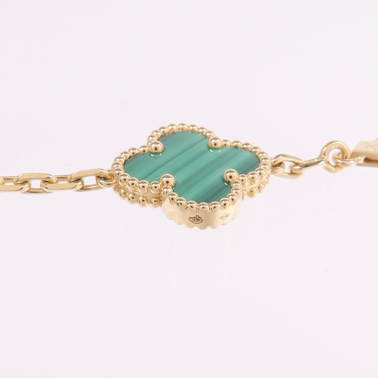 Van Cleef & Arpels 18K黃金Vintage Alhambra手鏈