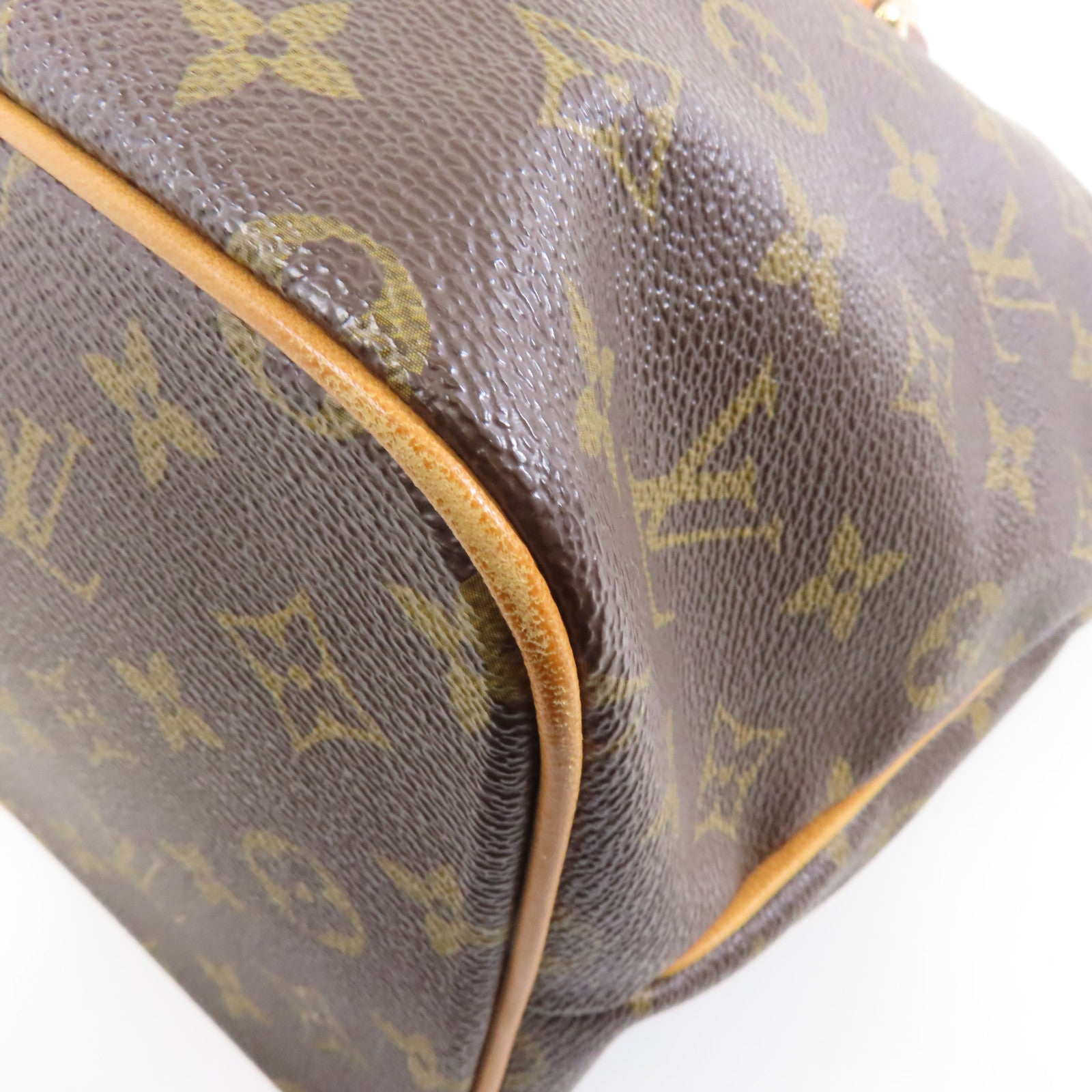 LOUIS VUITTON Monogram Palermo PM金扣手挽肩背兩用袋啡色