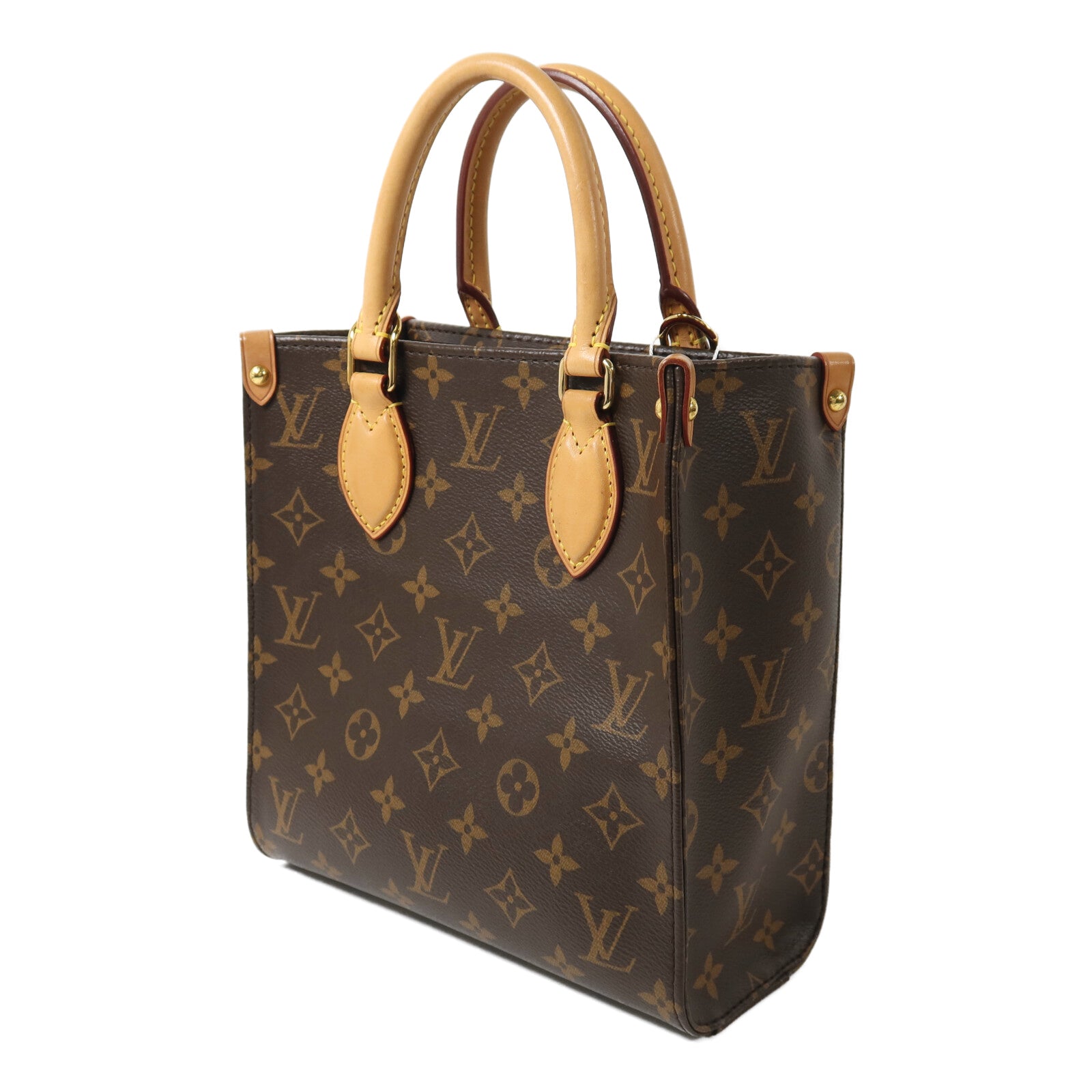 LOUIS VUITTON Monogram Sac Plat BB手挽肩背兩用袋