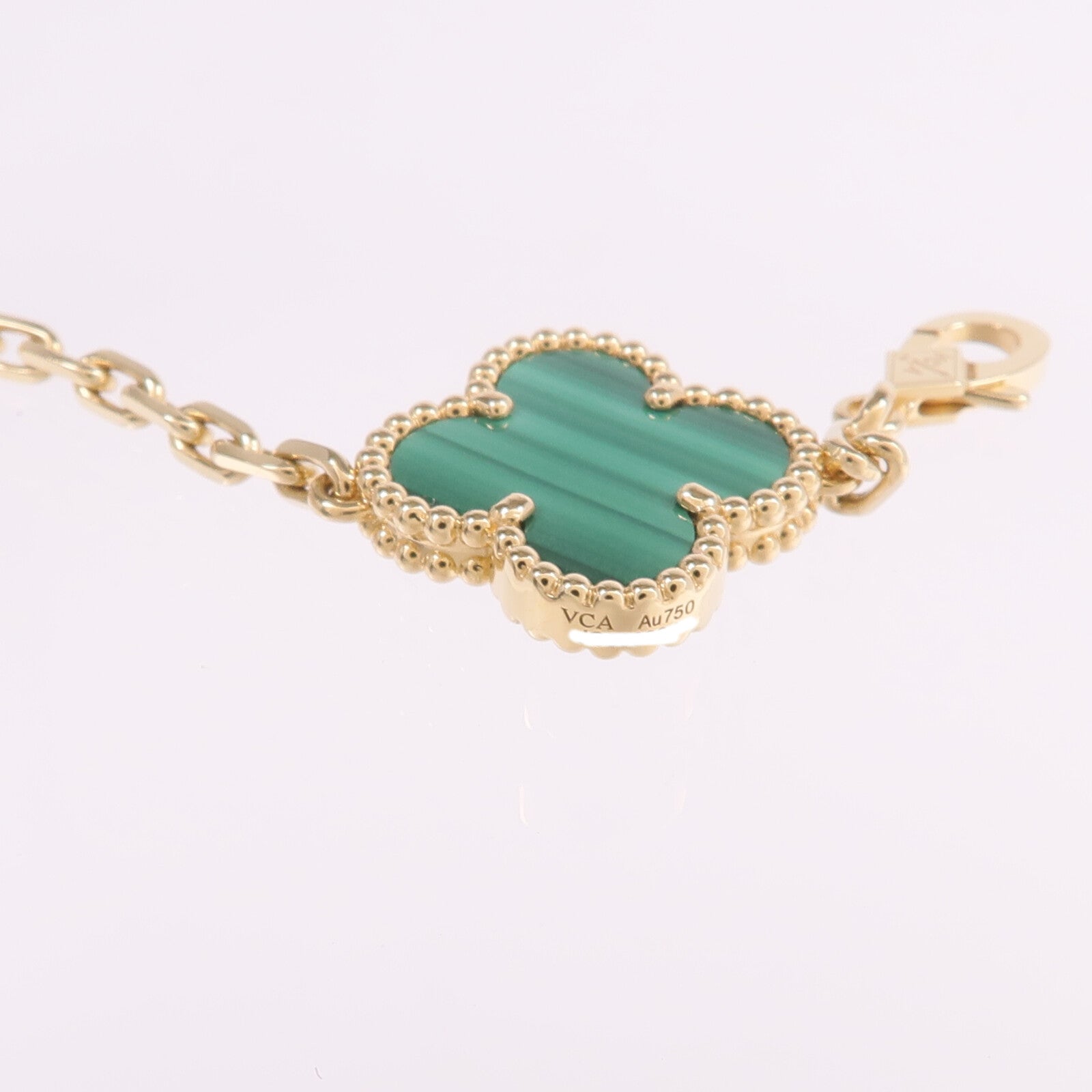 Van Cleef & Arpels 18K黃金Vintage Alhambra手鏈