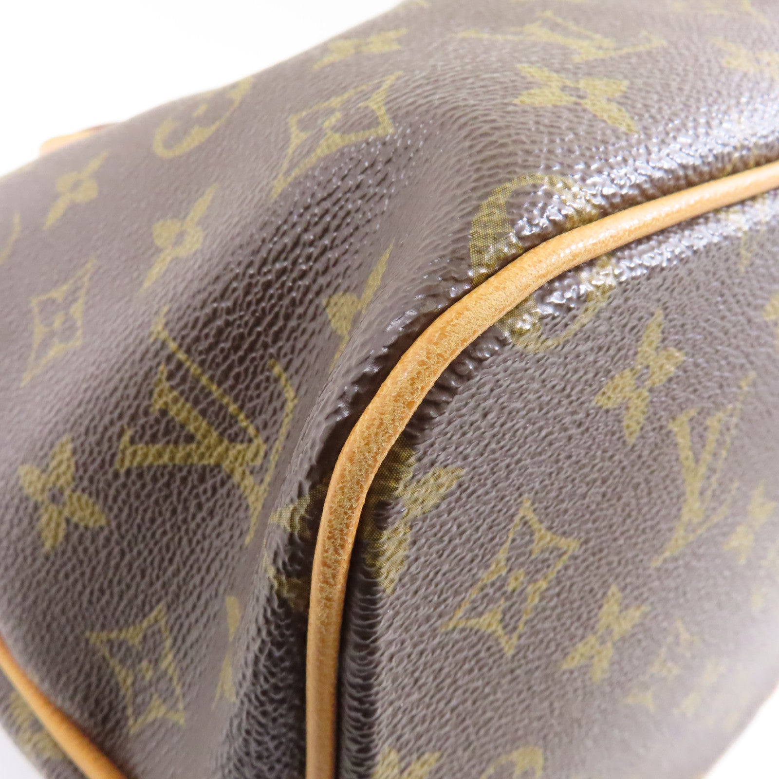 LOUIS VUITTON Monogram Palermo PM金扣手挽肩背兩用袋啡色