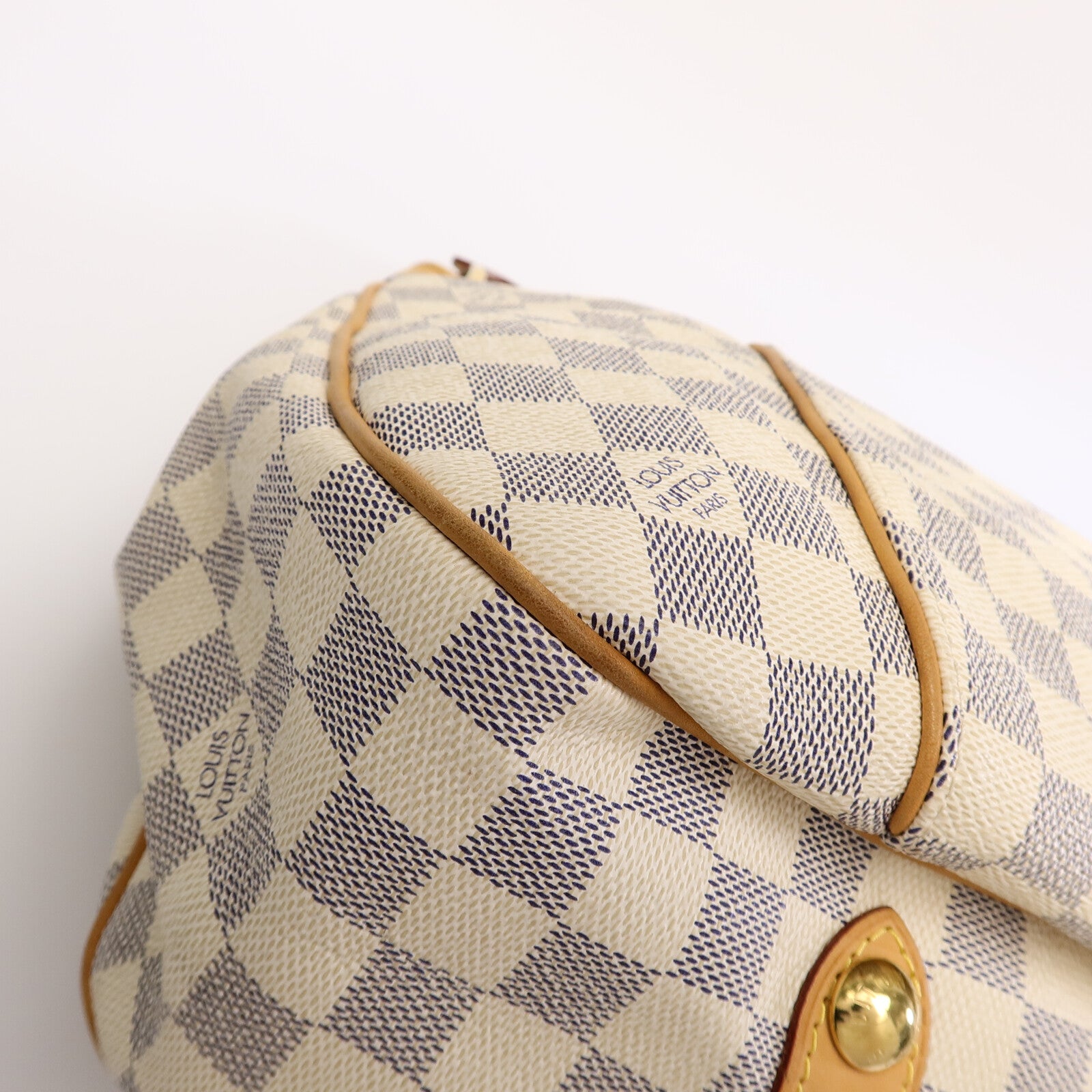 LOUIS VUITTON Damier Azur Galliera PM金扣肩背袋