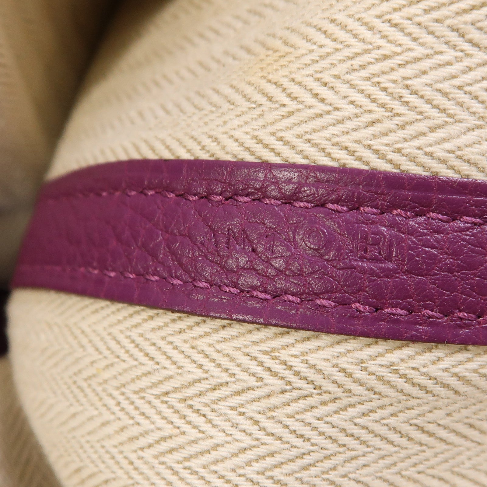 HERMES Negonda皮革GardenParty PM銀扣手挽袋Anemone