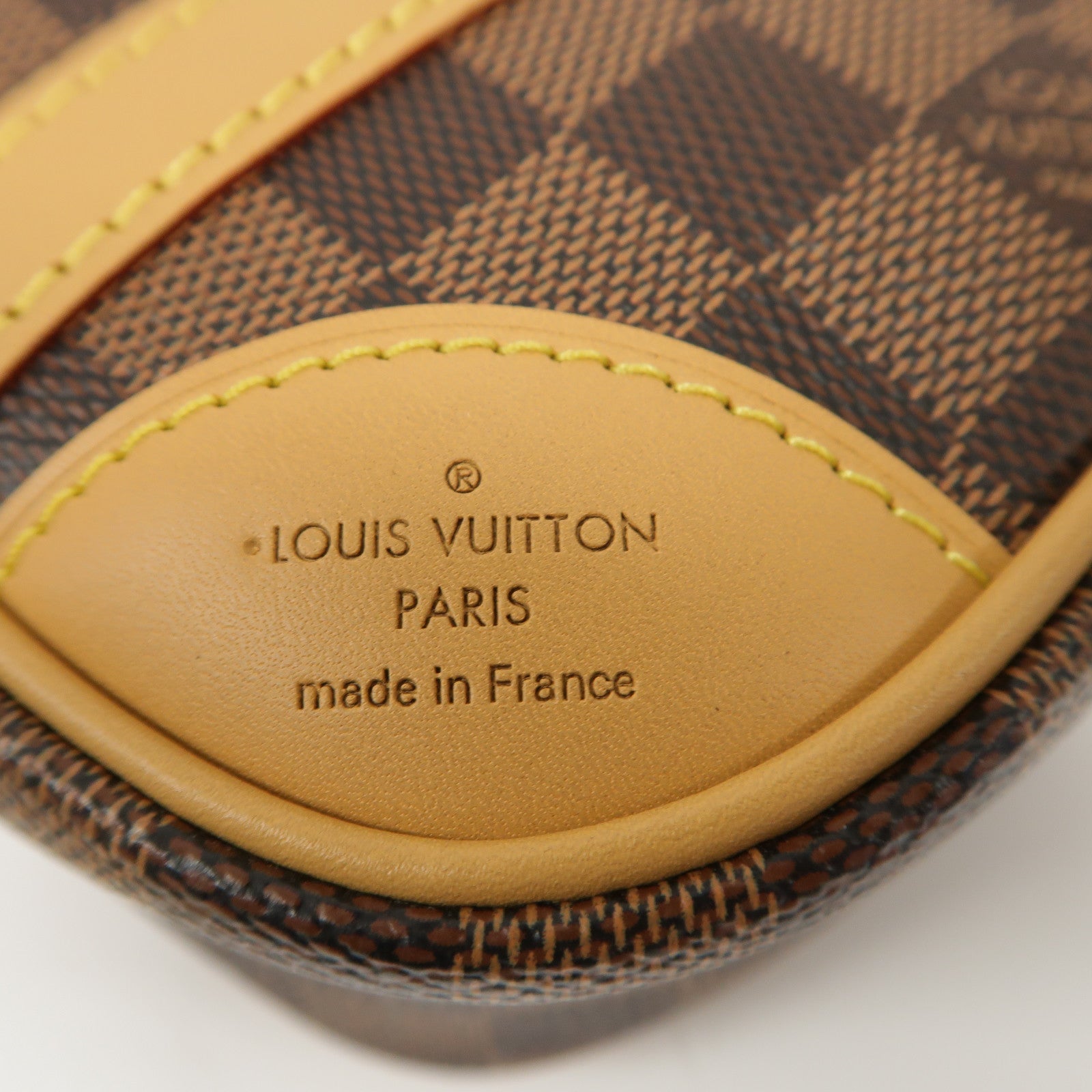 LOUIS VUITTON Damier Valisette Souple BB金扣手挽肩背兩用袋啡色