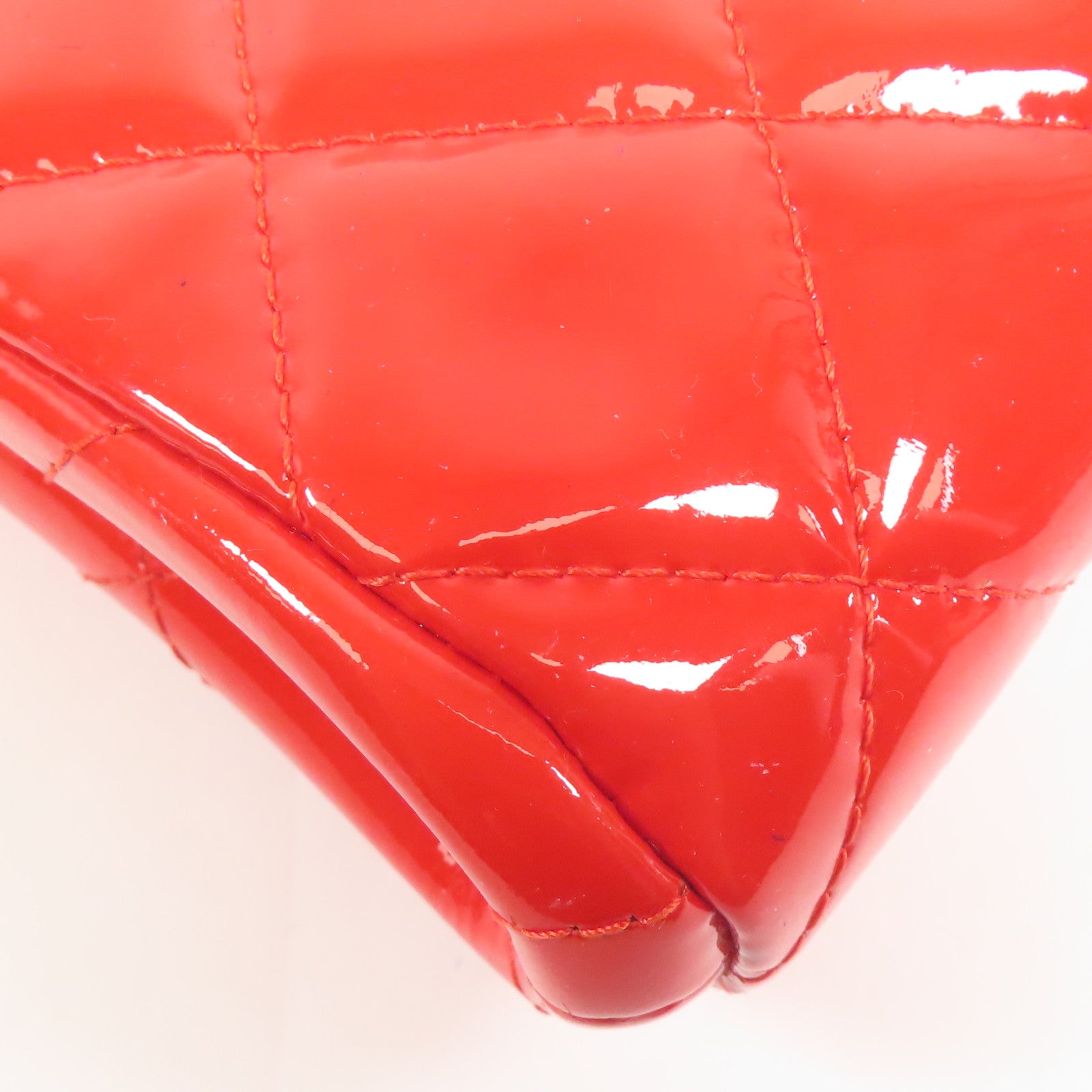 CHANEL 漆皮皮革Shoulder Bag銀扣鏈帶肩背袋