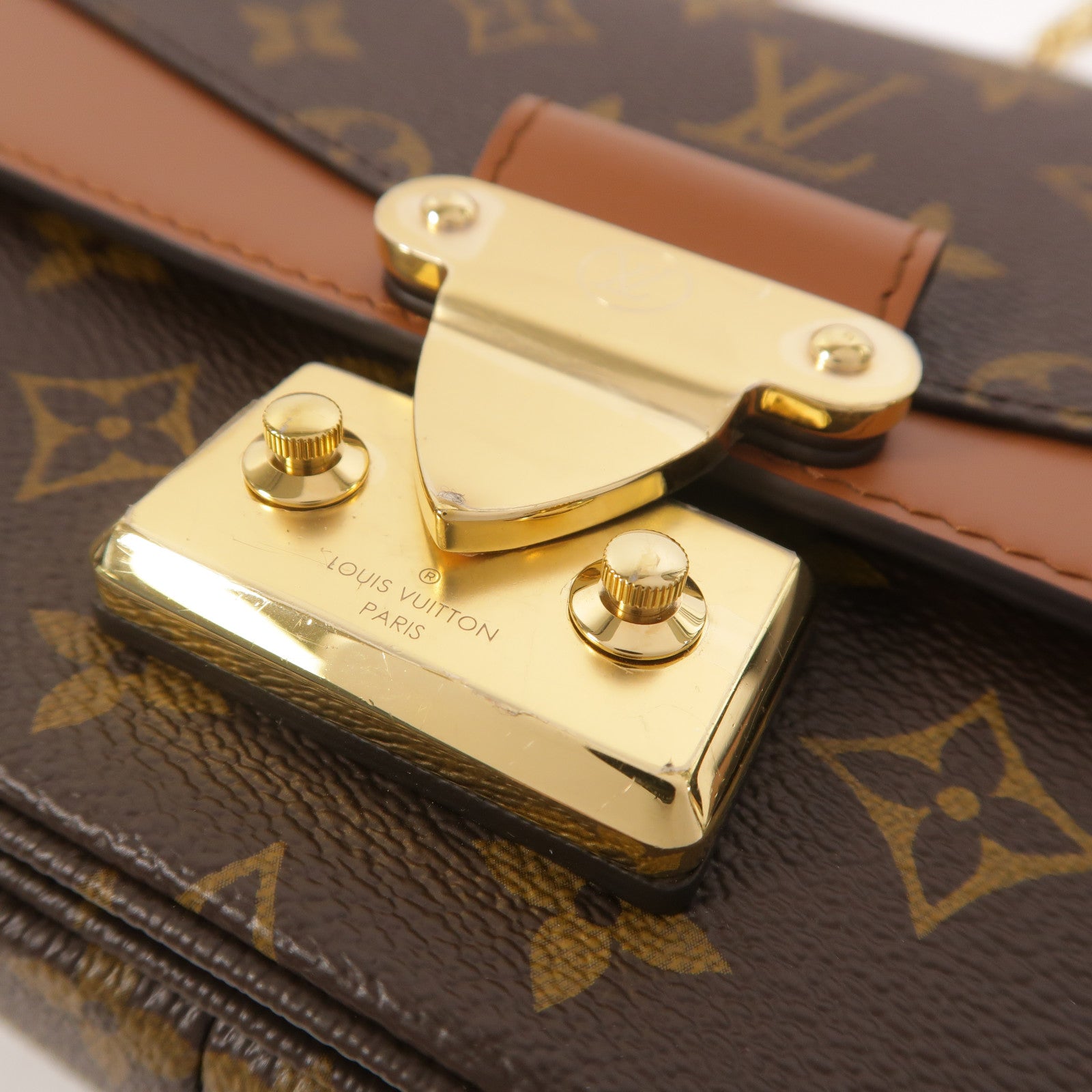 LOUIS VUITTON Monogram Marceau鏈帶肩背袋