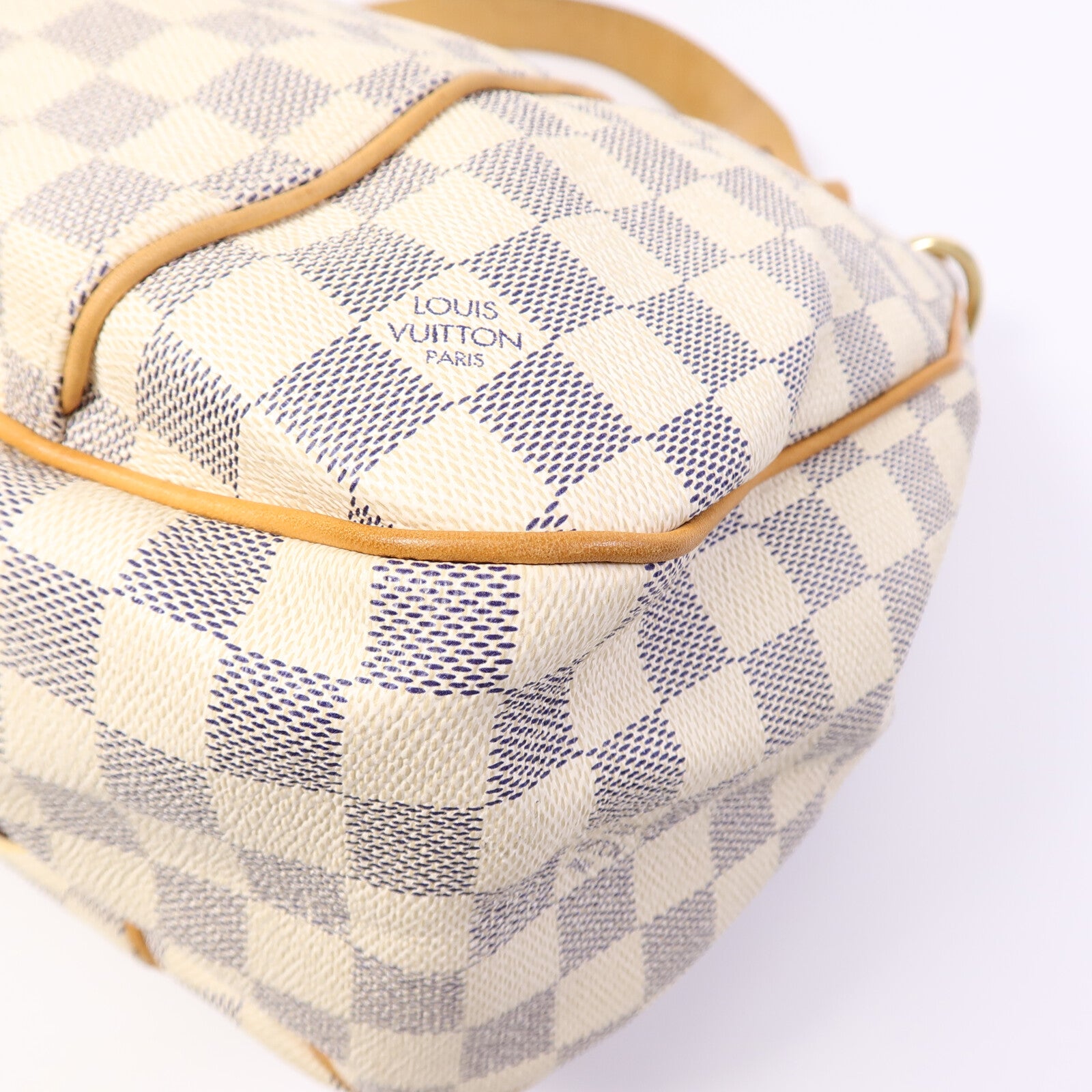 LOUIS VUITTON Damier Azur Galliera PM金扣肩背袋