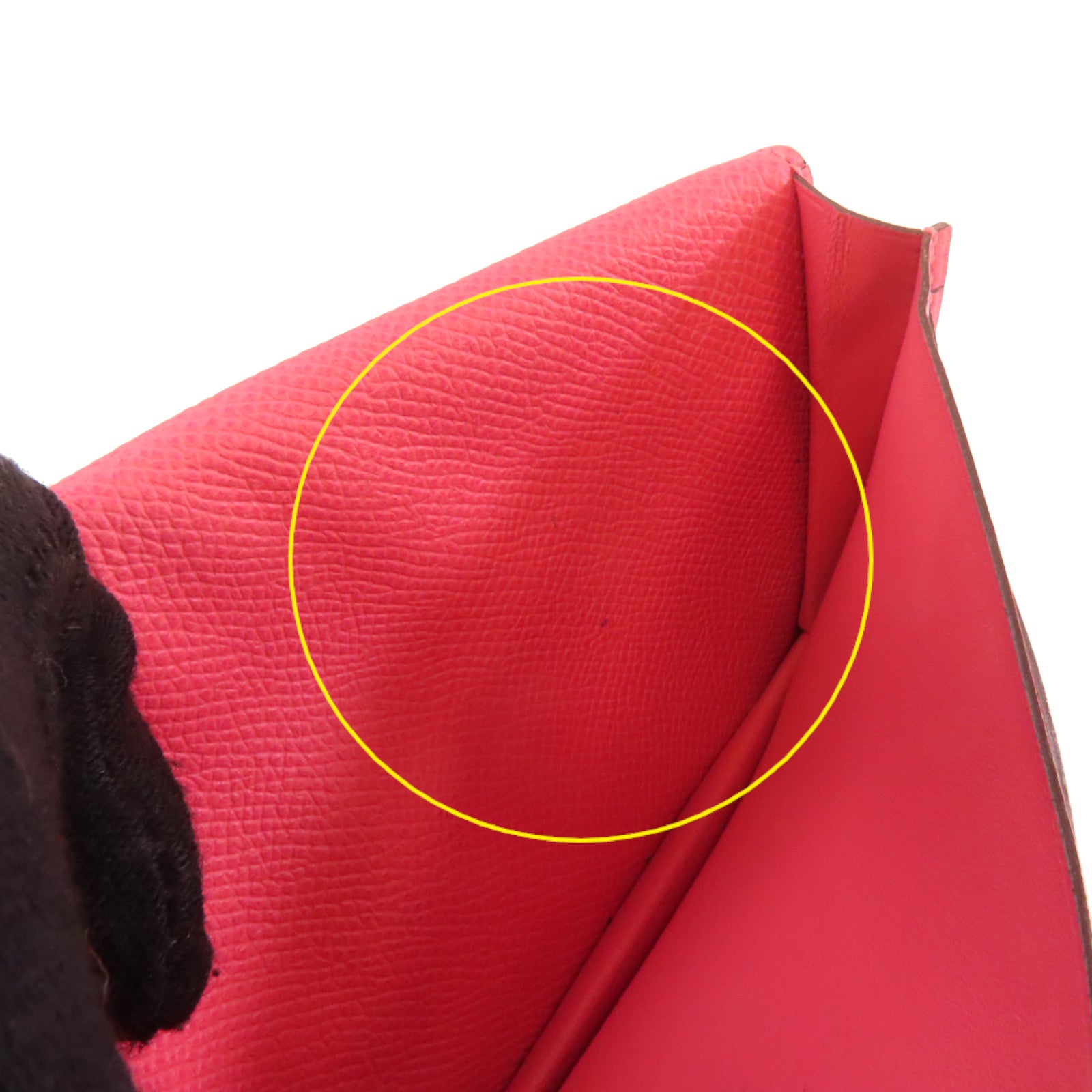 HERMES **【激減優惠】Togo皮革Bearn Long Wallet金扣長錢包粉紅色