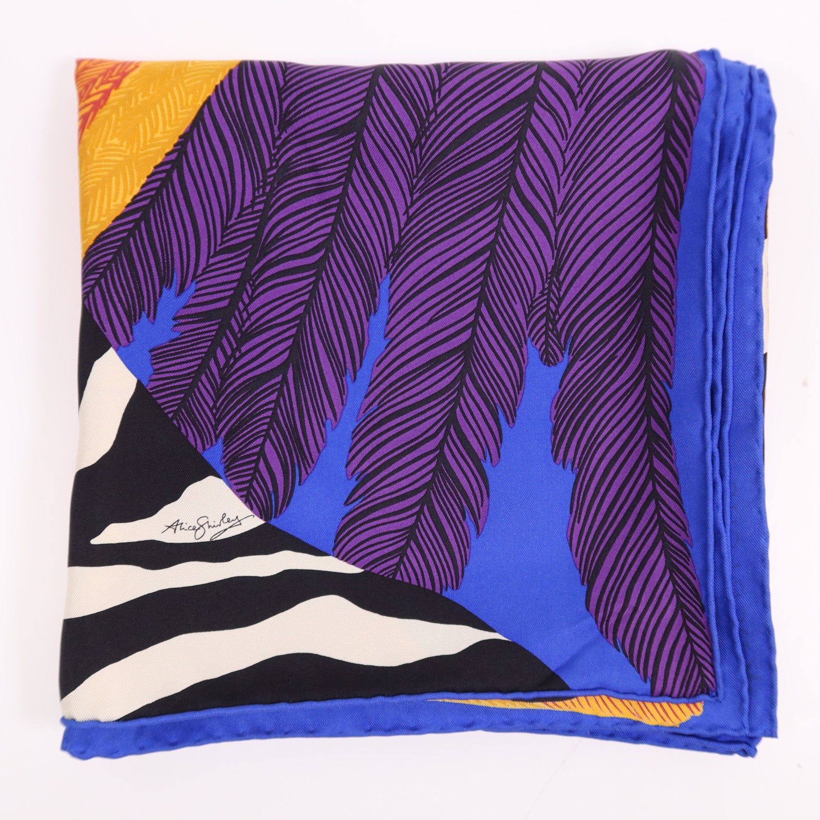 HERMES 絲質Scarf 90X90絲巾Multicolor