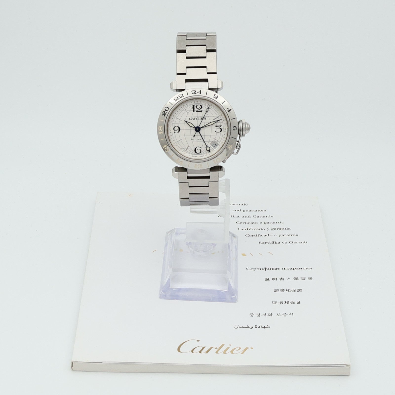 CARTIER Pasha C GMT W31029M7