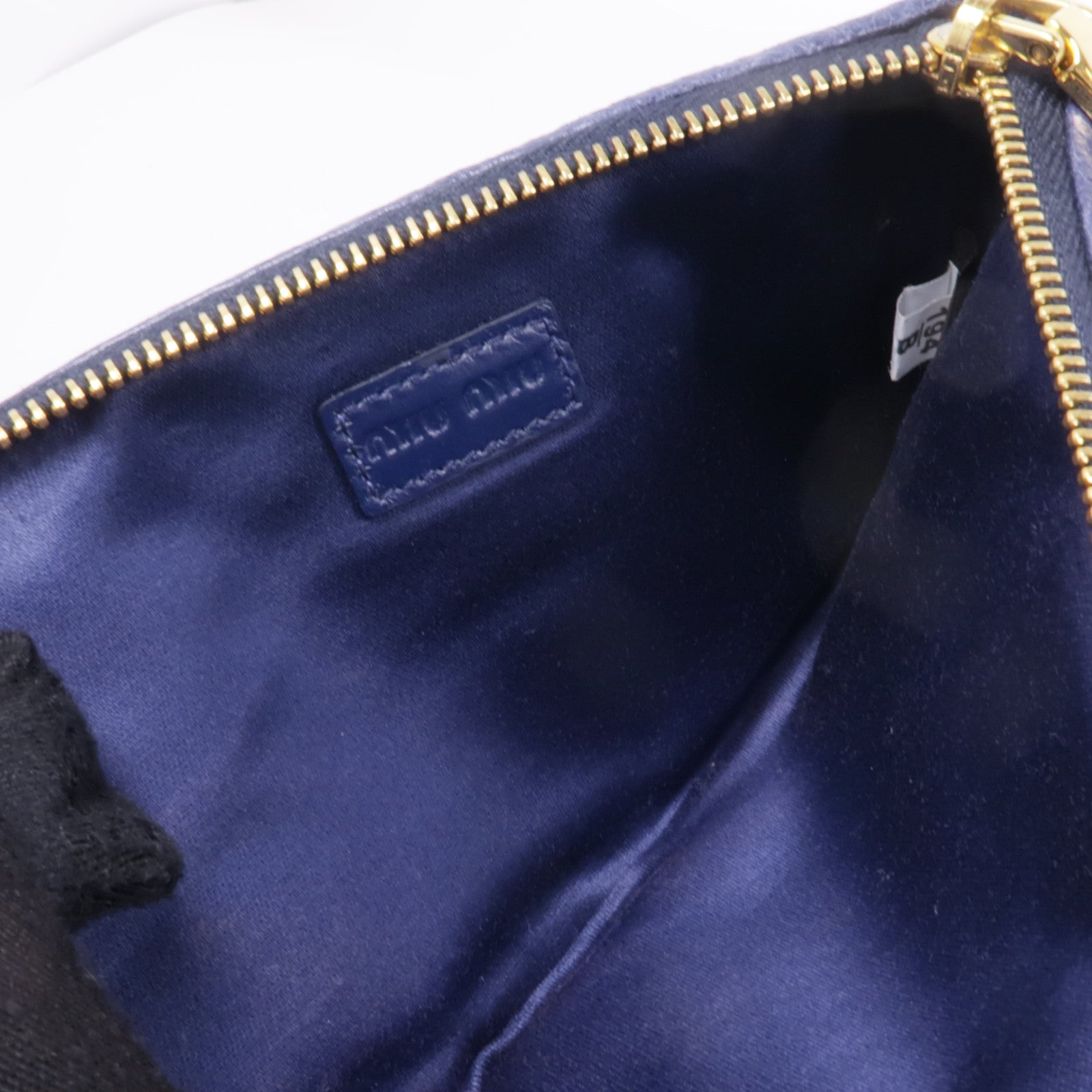 Miu Miu 【激減優惠】牛皮皮革Card Case金扣卡片套