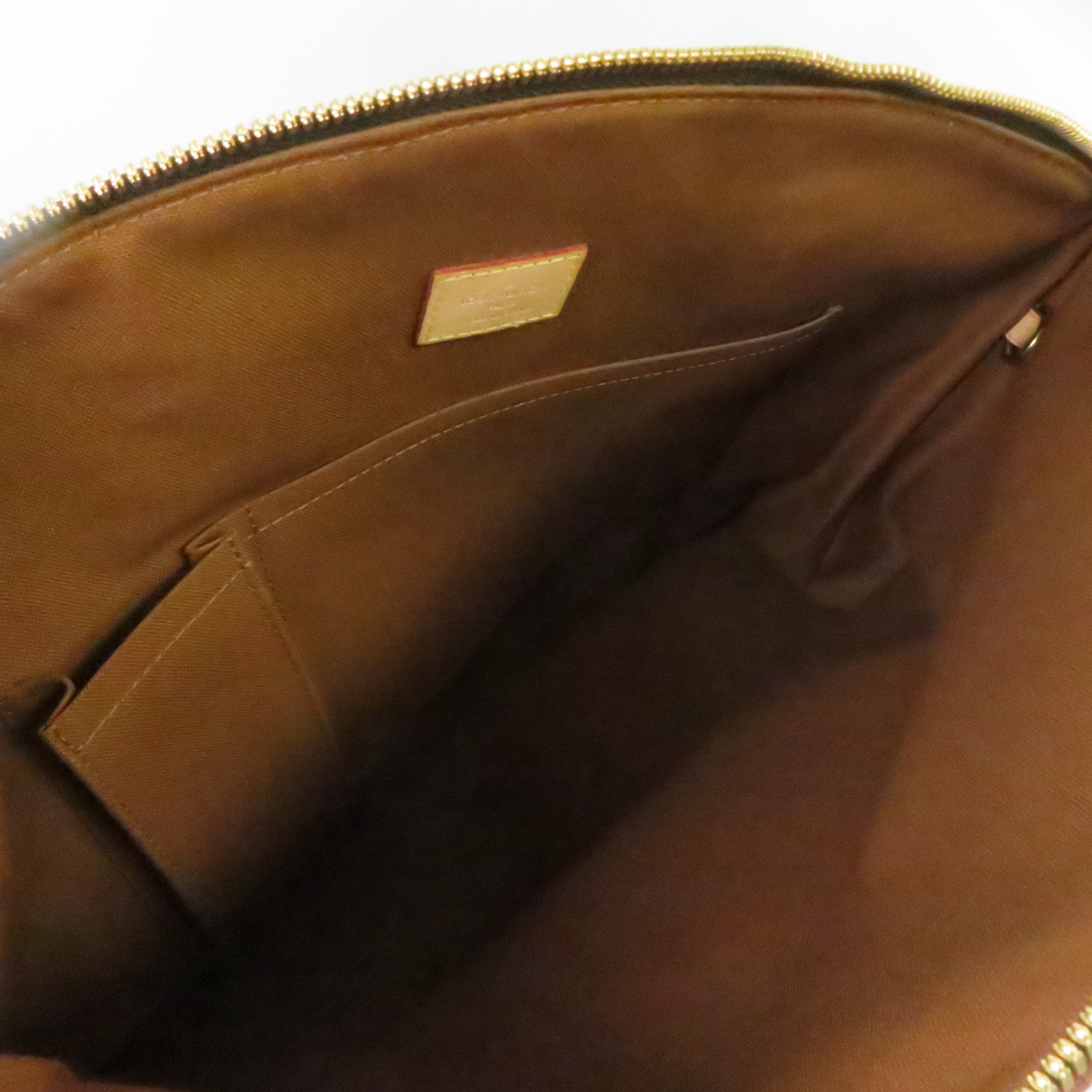 LOUIS VUITTON 【激減優惠】Monogram Lockit horizontal金扣手挽袋啡色