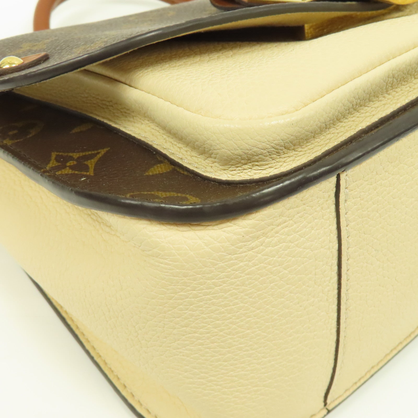 LOUIS VUITTON Monogram Vaugirard金扣手挽肩背兩用袋啡色/米色