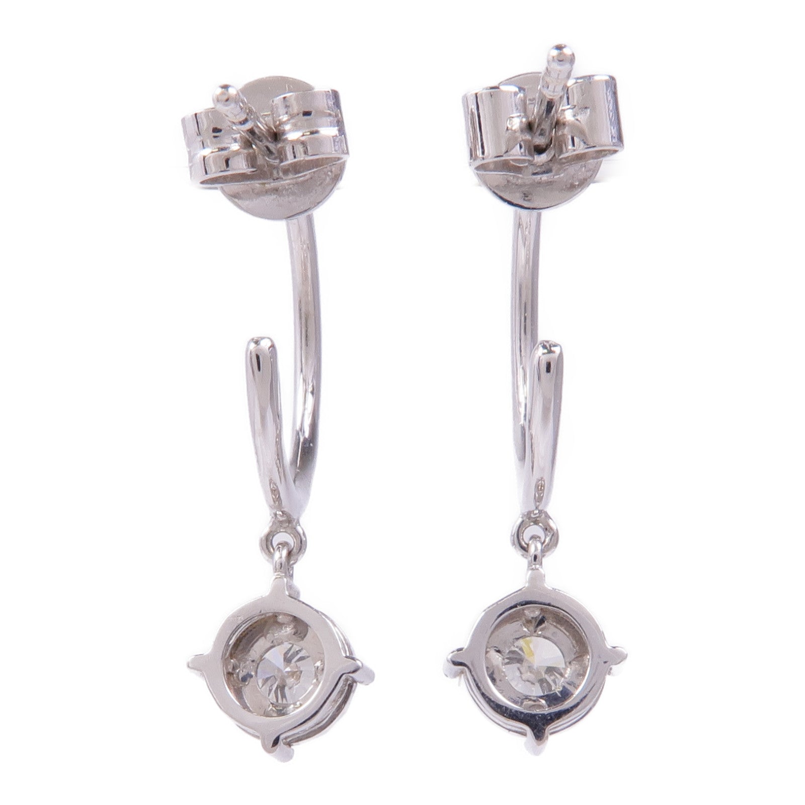 JEWELRY 18K白金Diamond Earrings鑽石耳環