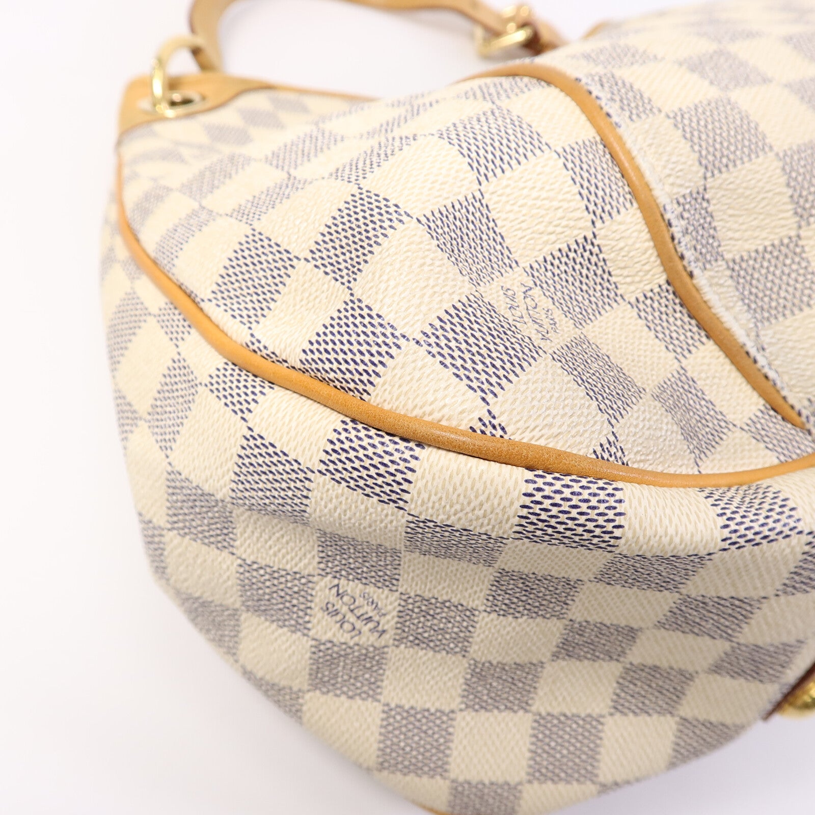 LOUIS VUITTON Damier Azur Galliera PM金扣肩背袋