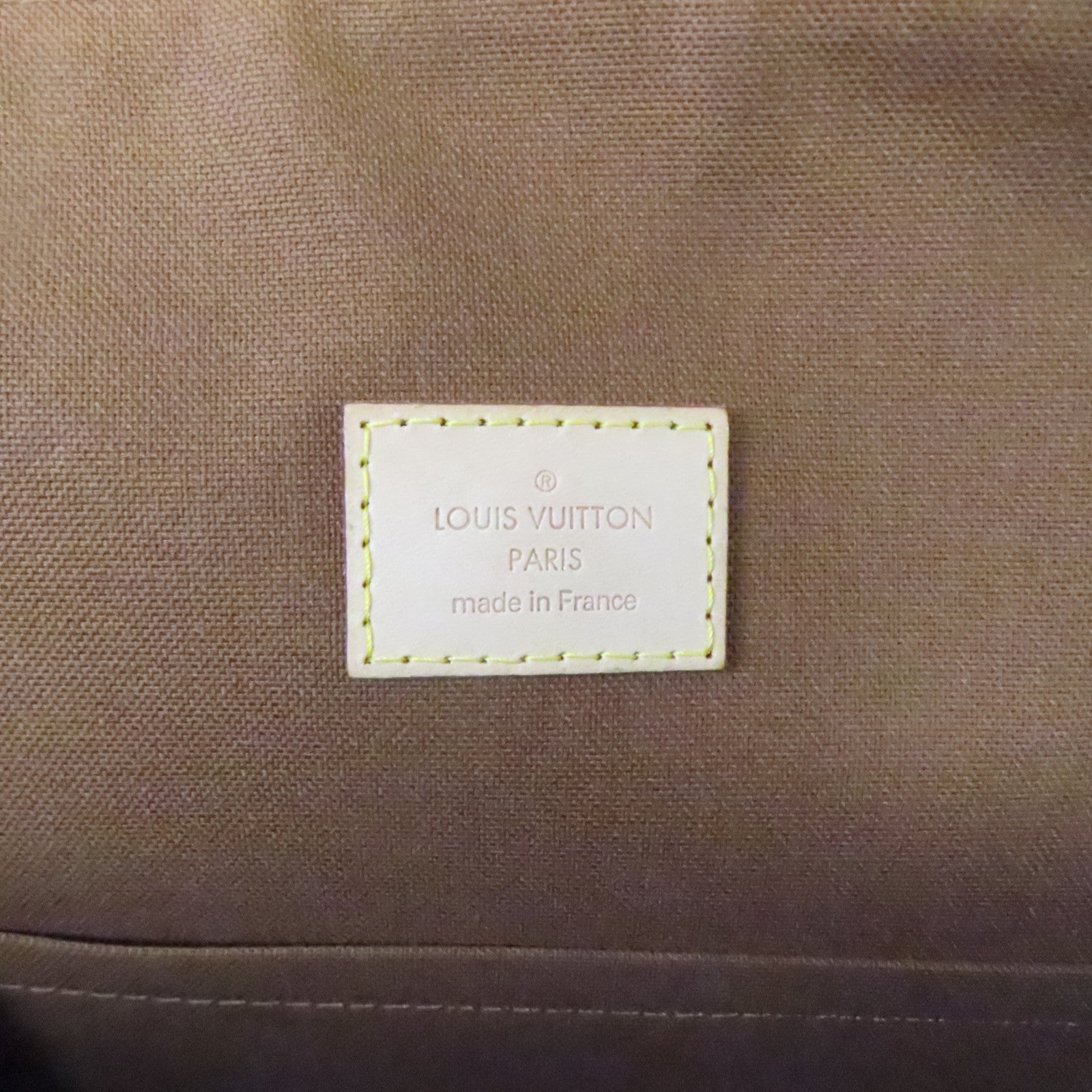 LOUIS VUITTON 【激減優惠】Monogram Lockit horizontal金扣手挽袋啡色
