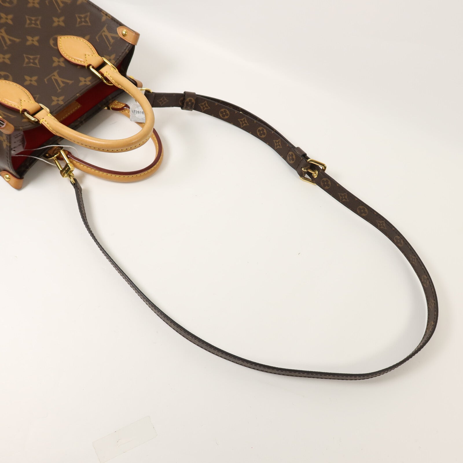 LOUIS VUITTON Monogram Sac Plat BB手挽肩背兩用袋