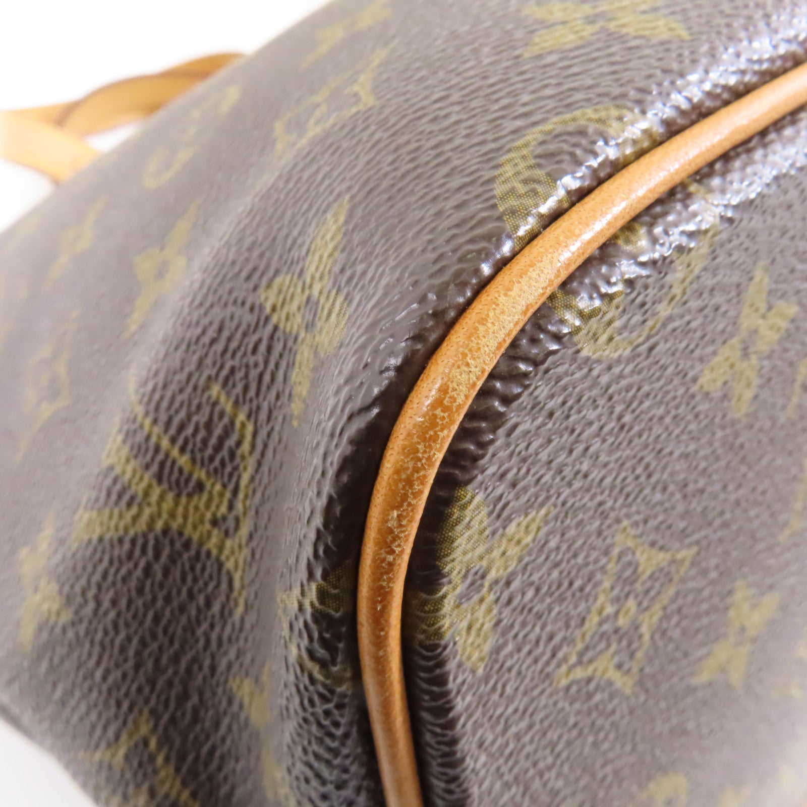 LOUIS VUITTON Monogram Palermo PM金扣手挽肩背兩用袋啡色