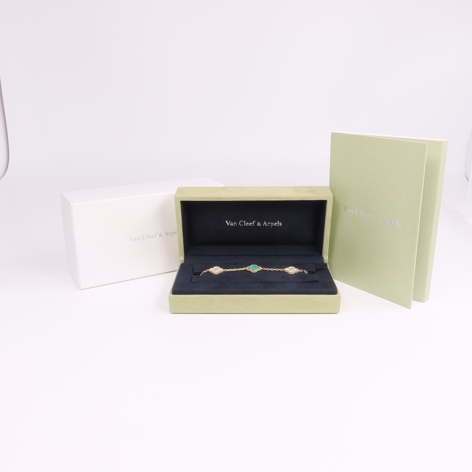 Van Cleef & Arpels 18K黃金Vintage Alhambra手鏈
