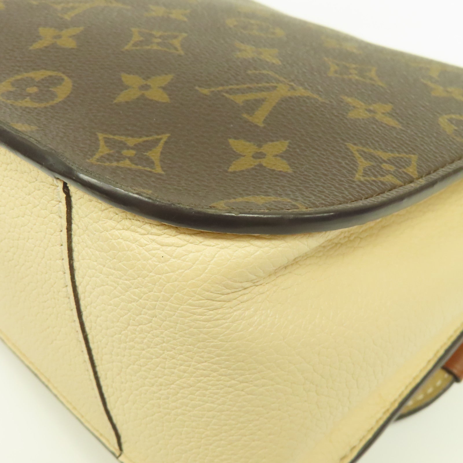 LOUIS VUITTON Monogram Vaugirard金扣手挽肩背兩用袋啡色/米色