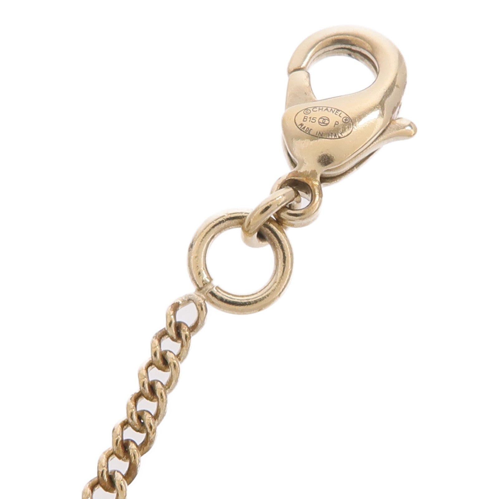 CHANEL 金屬Vintage Necklace水晶項鍊