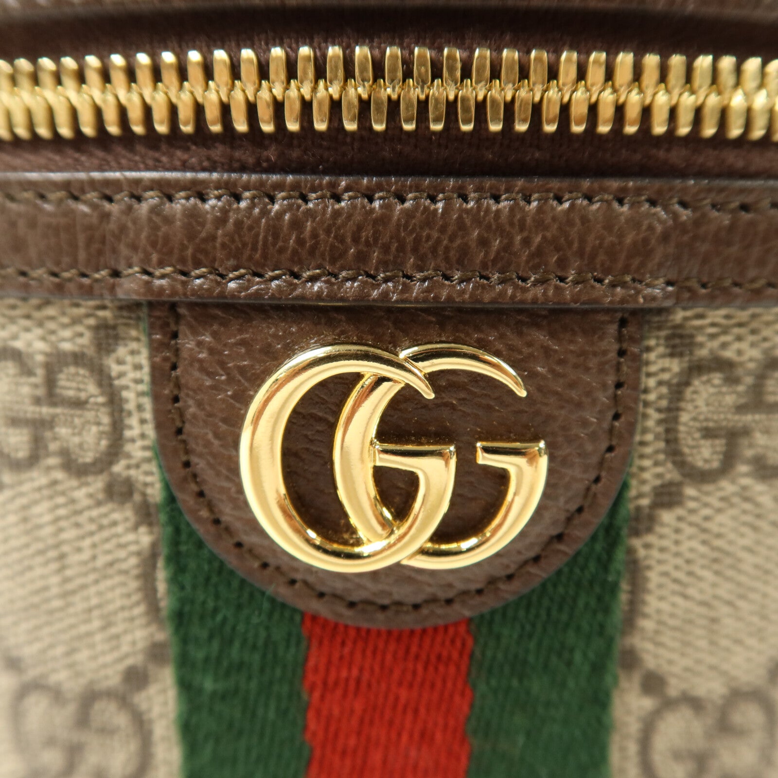GUCCI 塗層帆布Ophidia GG-Supreme Vanity Case手挽袋