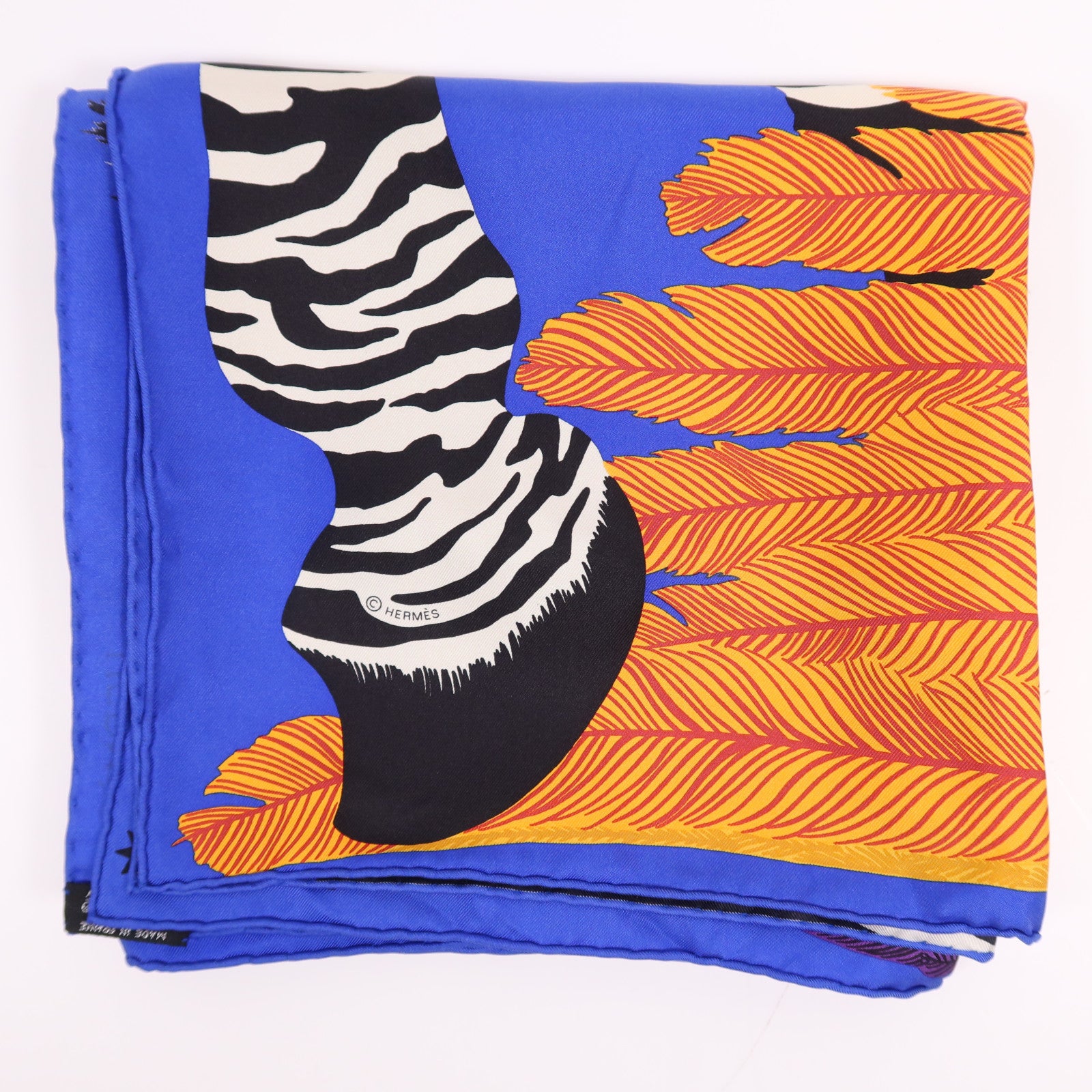 HERMES 絲質Scarf 90X90絲巾Multicolor