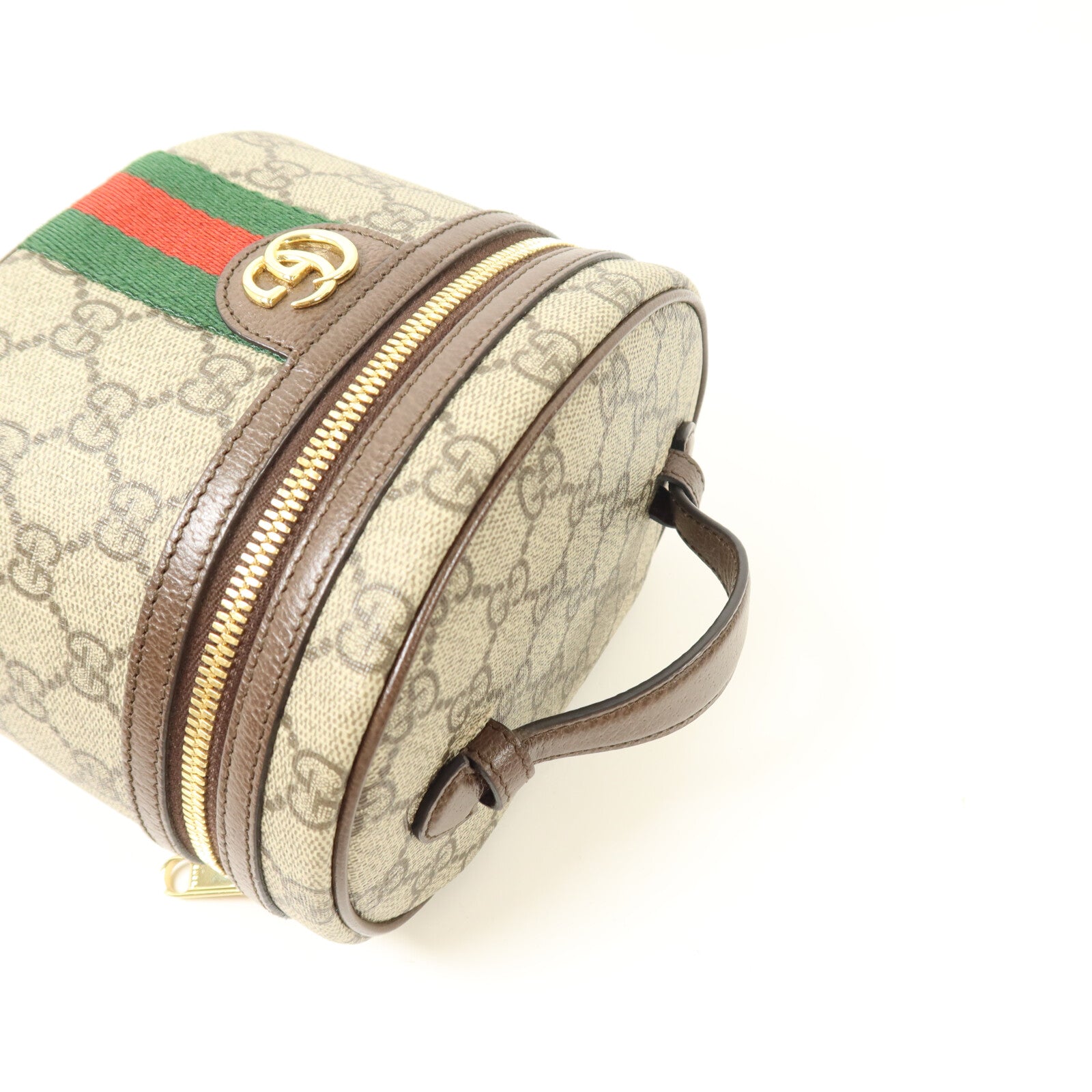 GUCCI 塗層帆布Ophidia GG-Supreme Vanity Case手挽袋