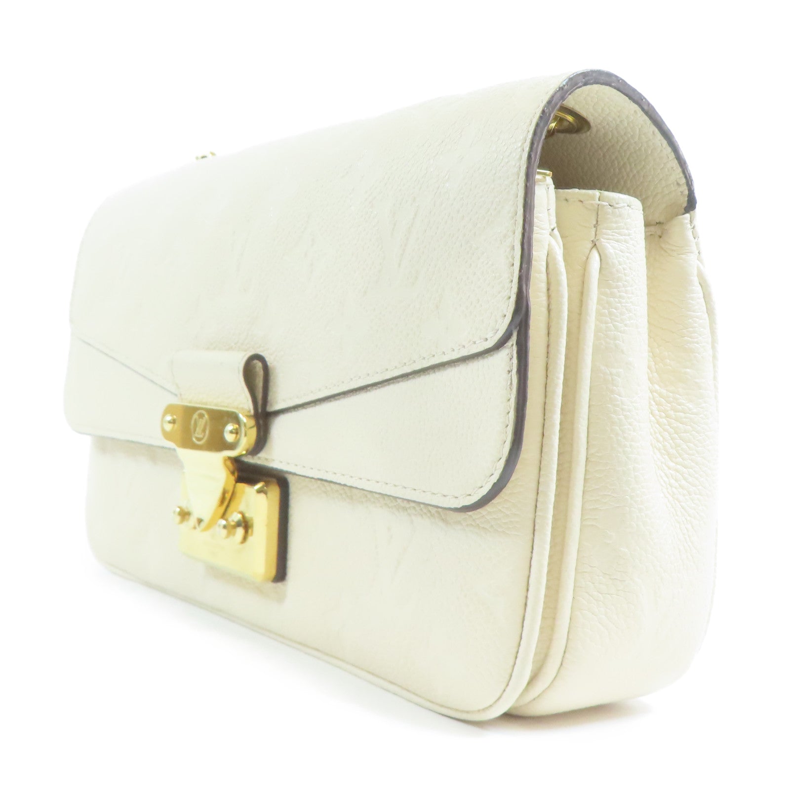 LOUIS VUITTON LV GHW Marceau Shoulder Bag M46201 Monogram Empreinte White