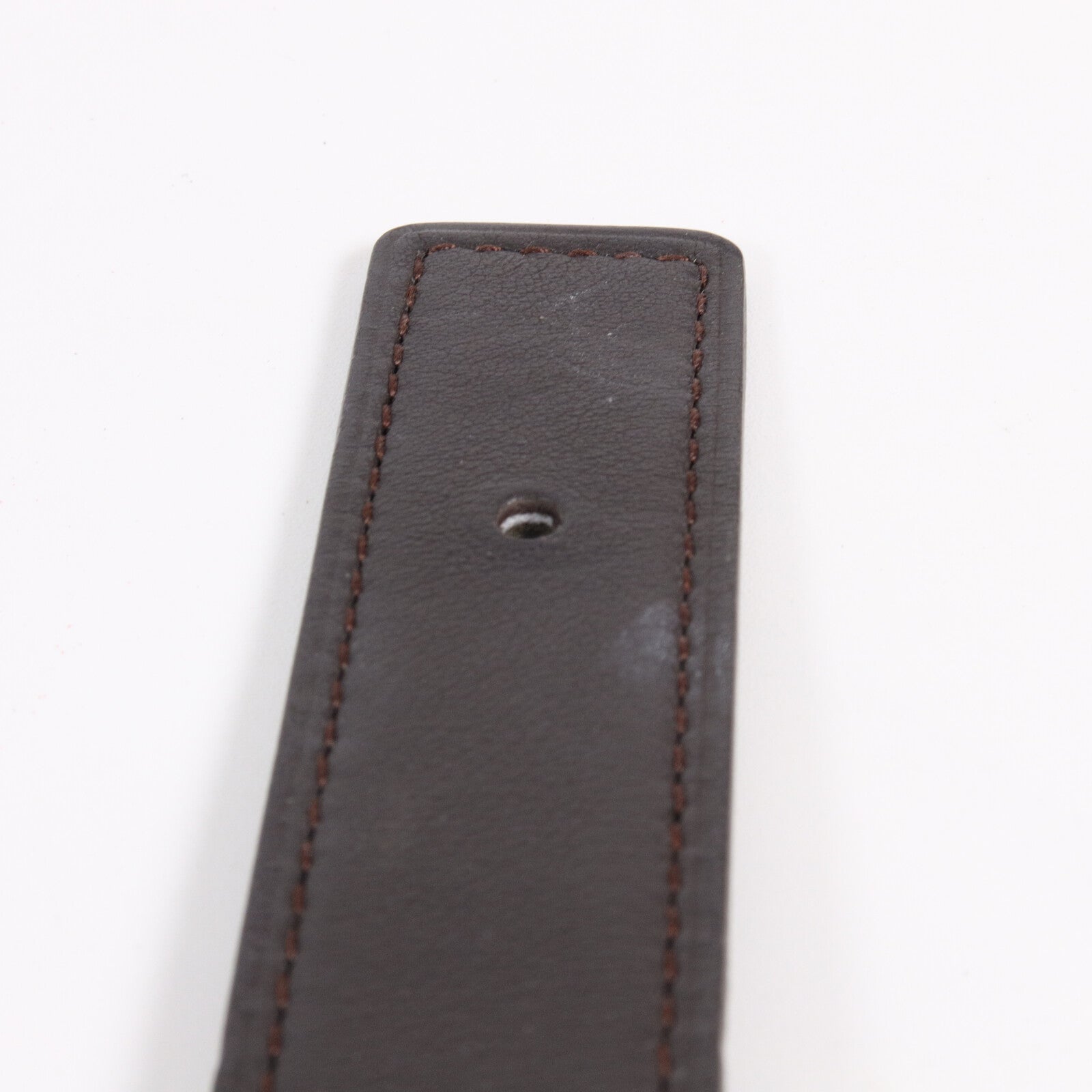HERMES Swift/Epsom皮革Heritage Belt Buckle & 24mm Strap皮帶Ebene/Vert Anglais
