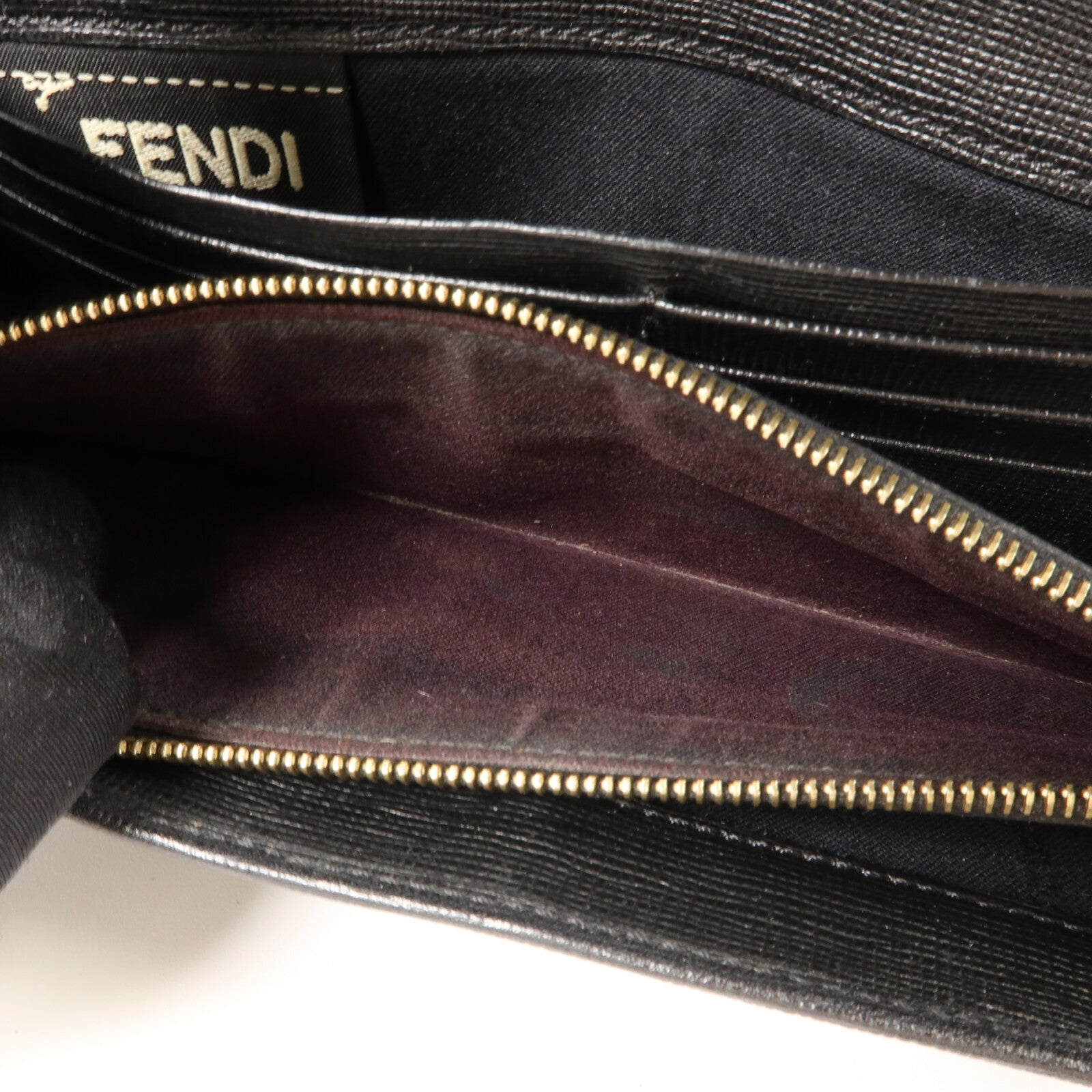 FENDI Saffiano皮革Long Wallet長錢包