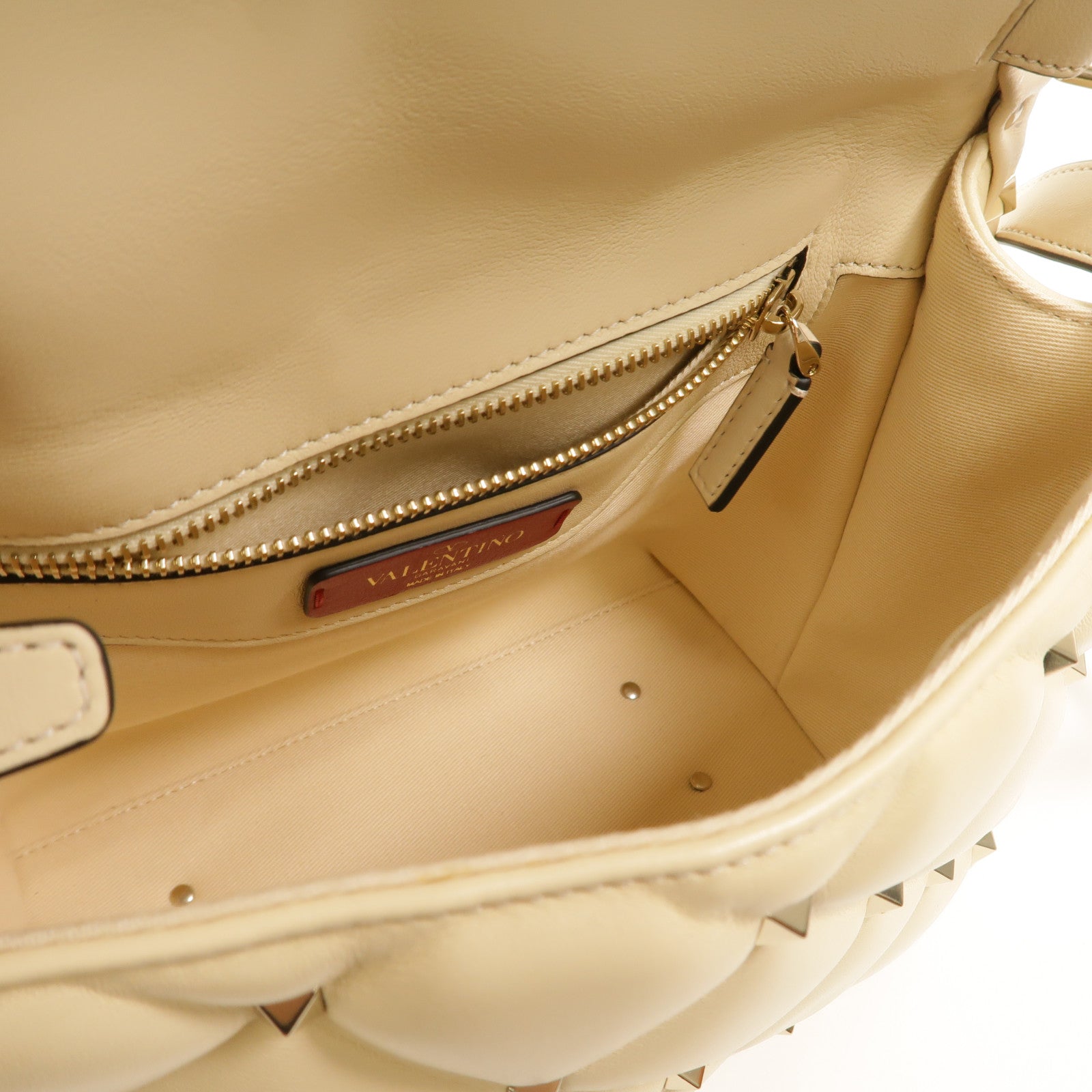 Valentino 牛皮皮革Candystud Medium手挽肩背兩用袋