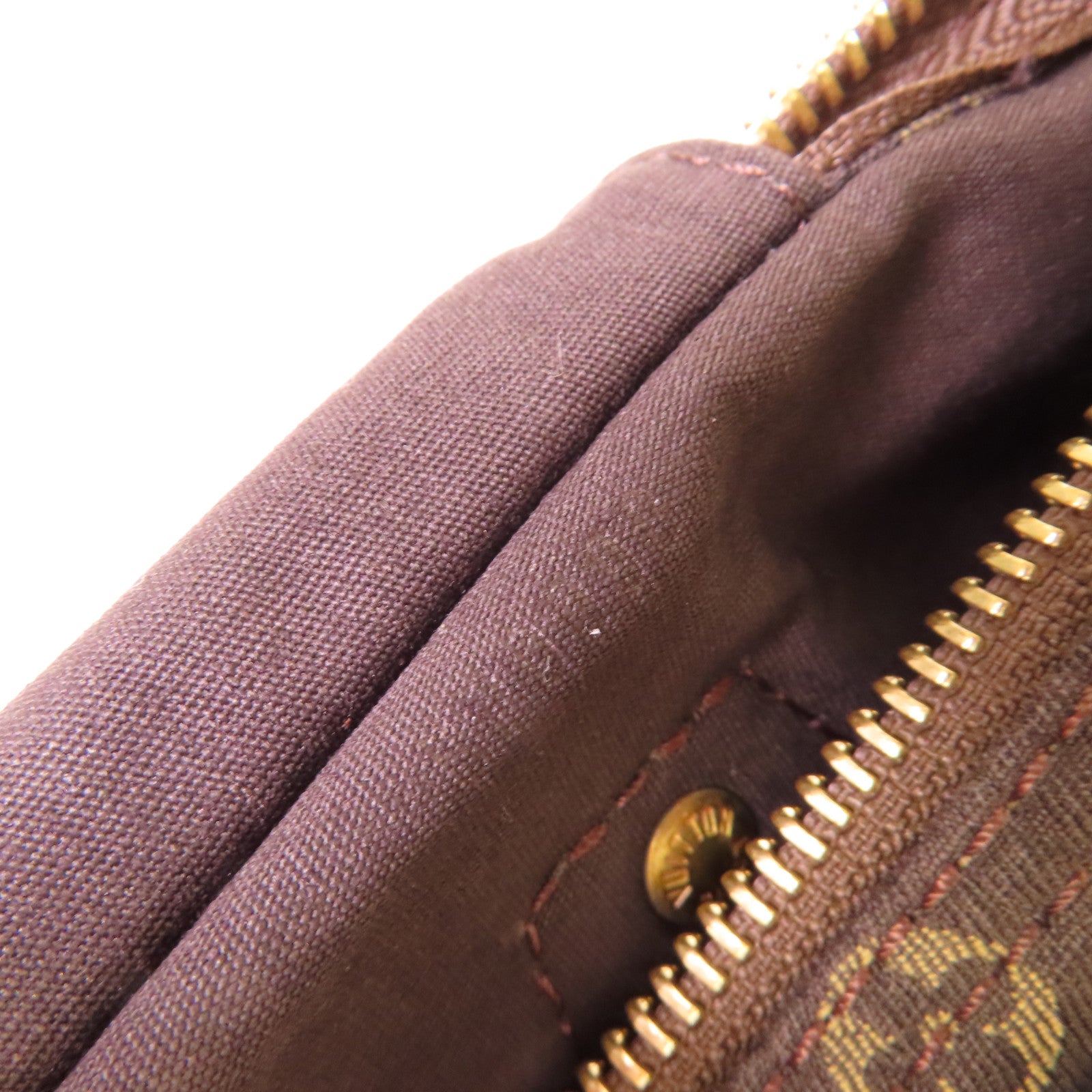 LOUIS VUITTON Monogram Mini Speedy 30 Hand Bag金扣手挽袋啡色