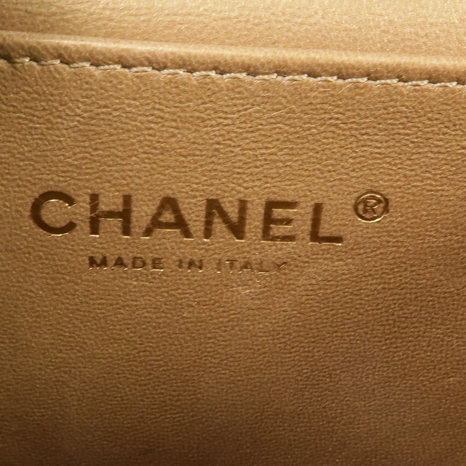CHANEL 【激減優惠】牛皮皮革Chain Shoulder金扣肩背袋