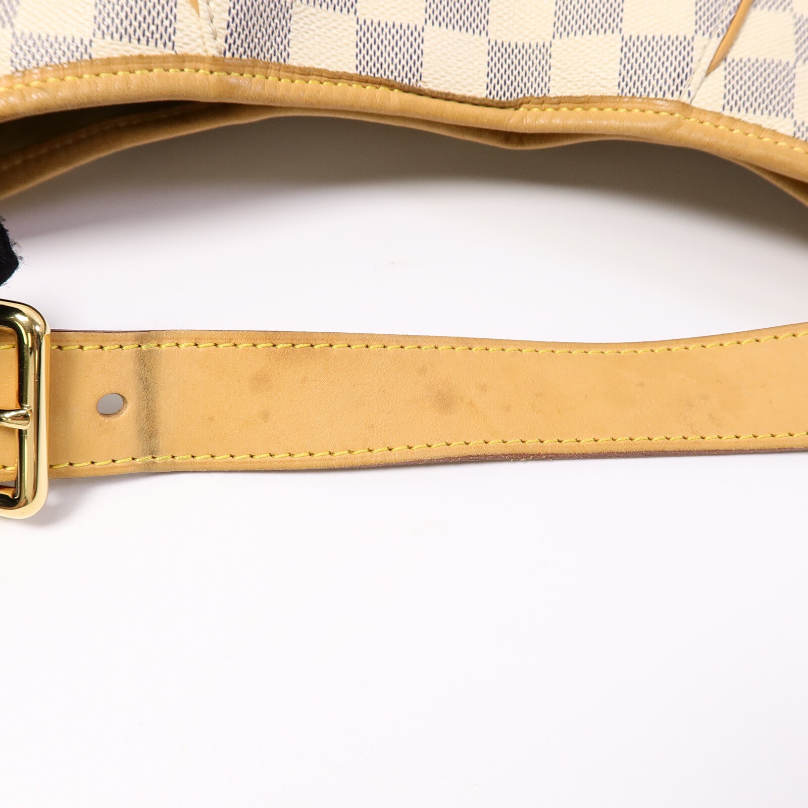 LOUIS VUITTON Damier Azur Galliera PM金扣肩背袋