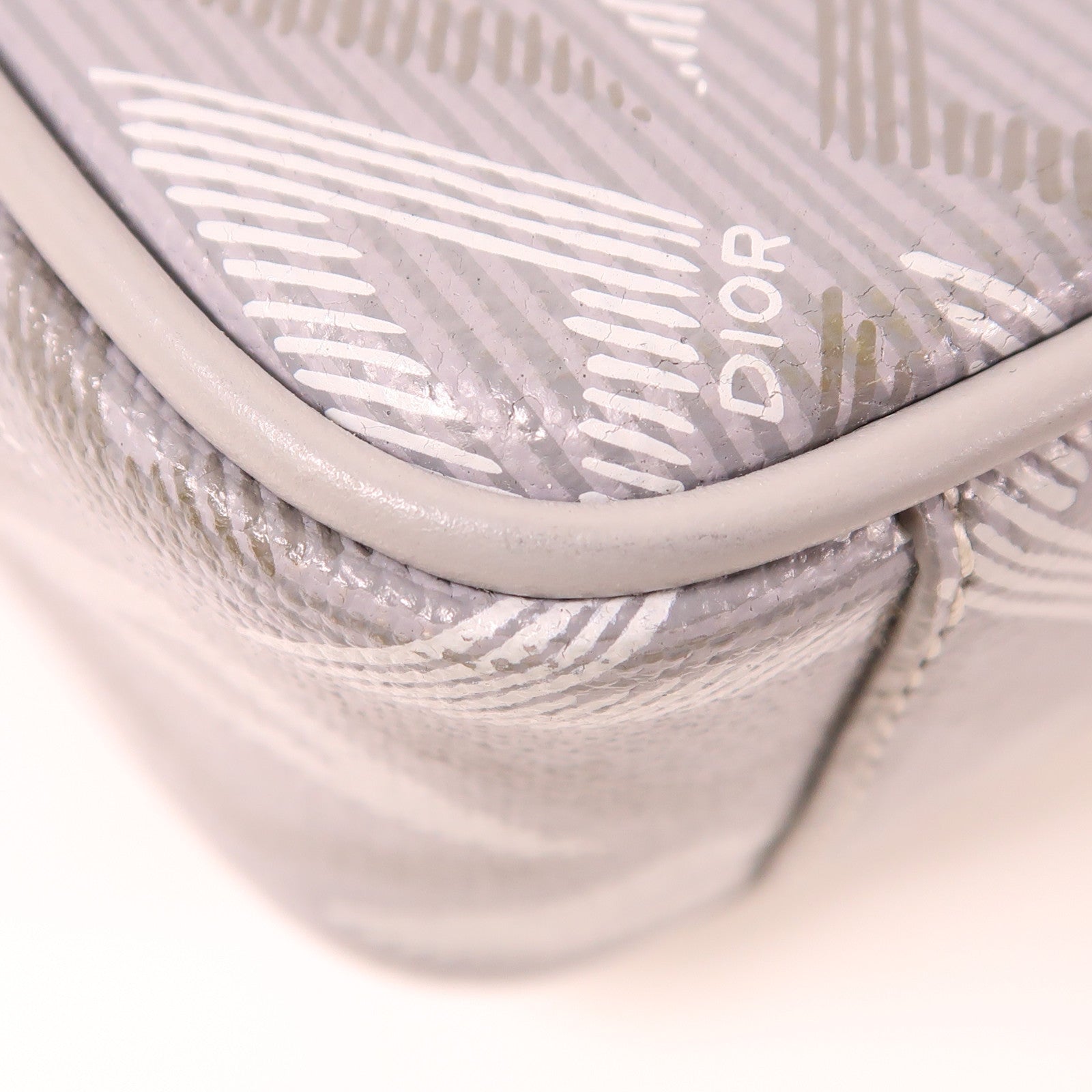 Dior 【激減優惠】塗層帆布/牛皮皮革Hit The Road銀扣肩背袋