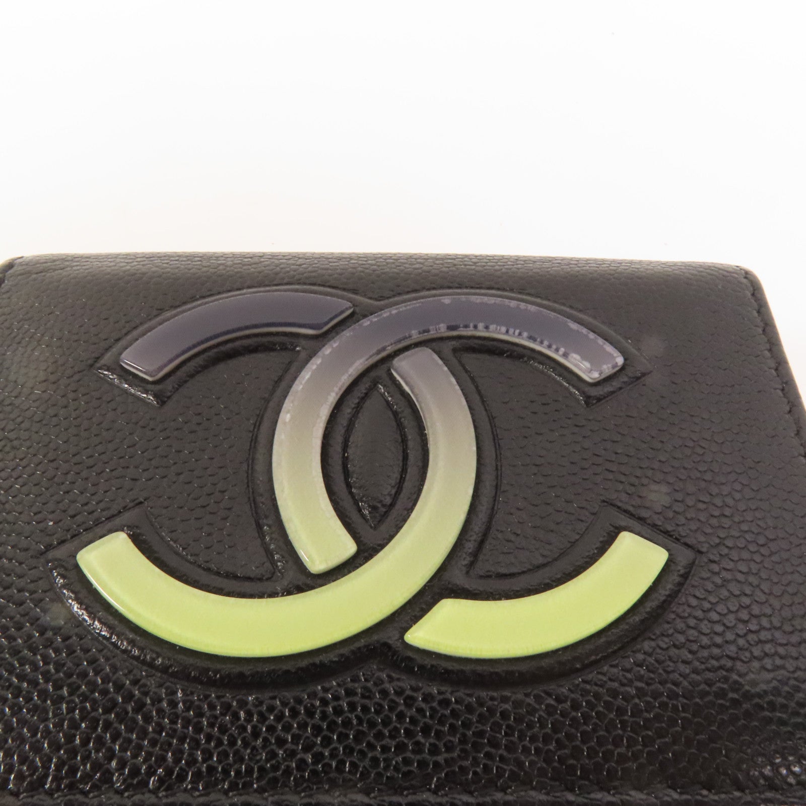 CHANEL 【激減優惠】牛皮皮革Fold Walle錢包