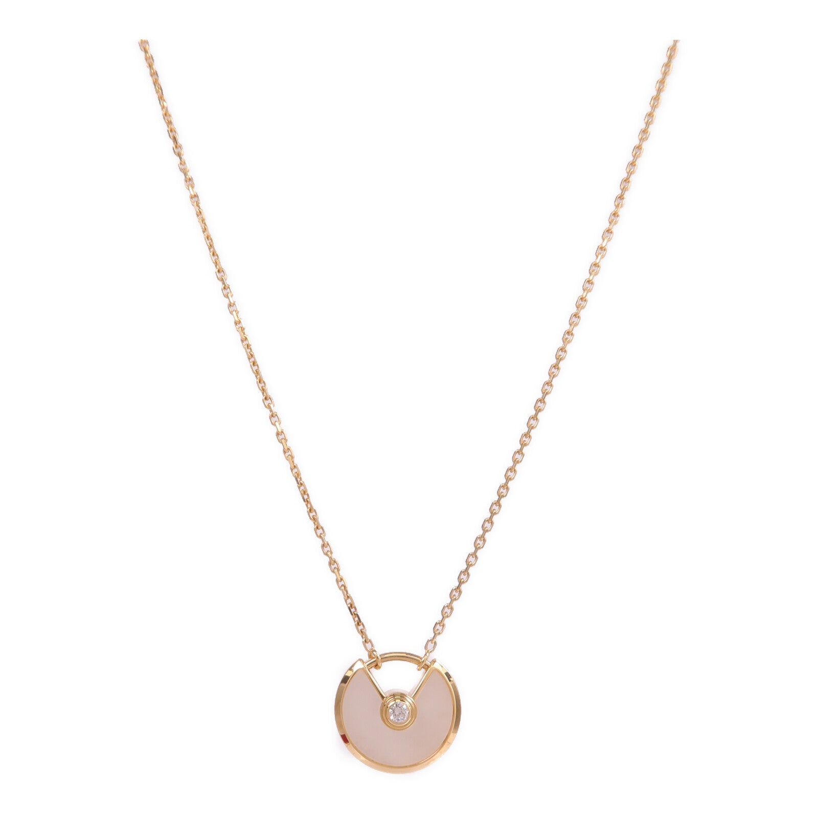 CARTIER 18K黃金Amulette De Cartier Necklace項鍊
