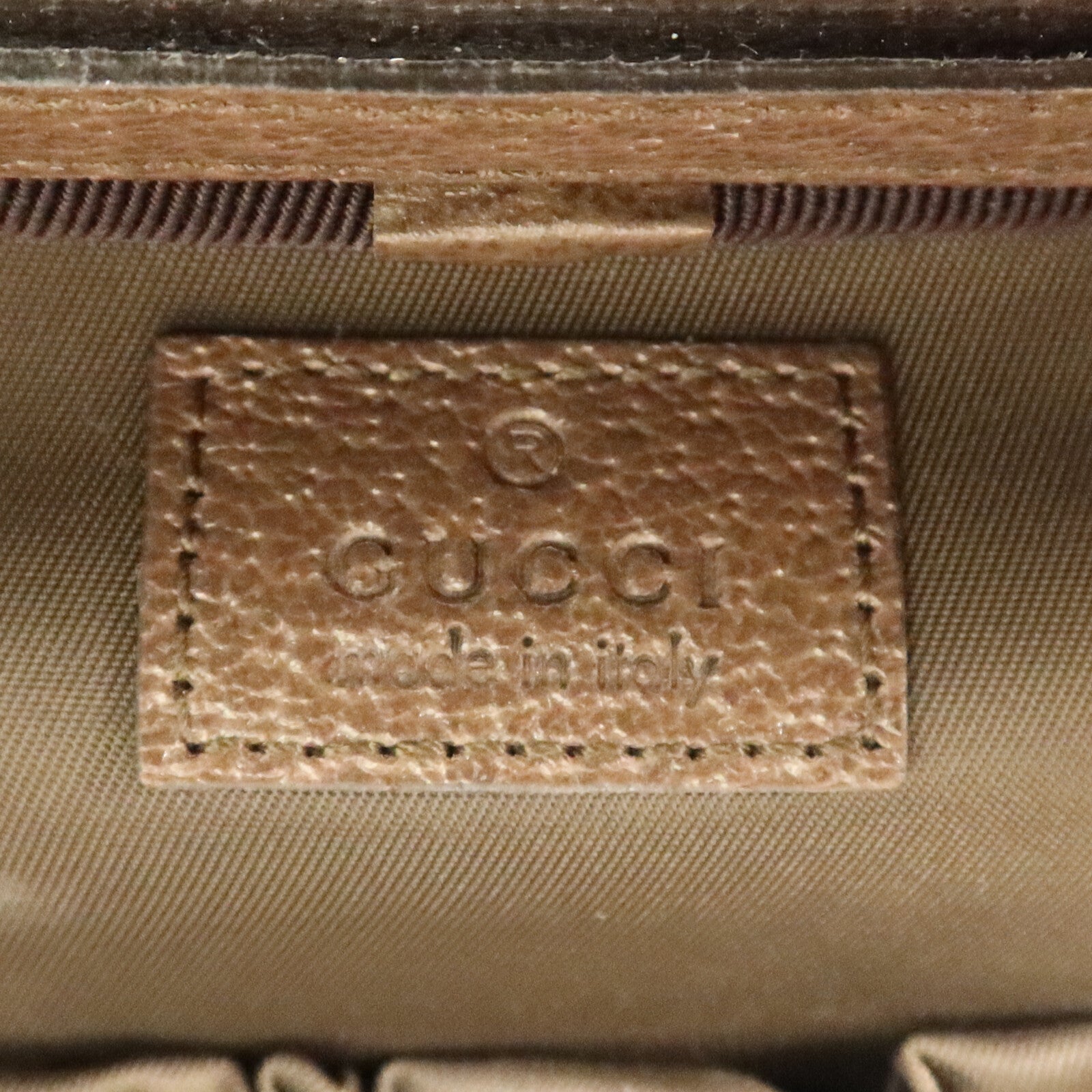 GUCCI 塗層帆布Ophidia GG-Supreme Vanity Case手挽袋
