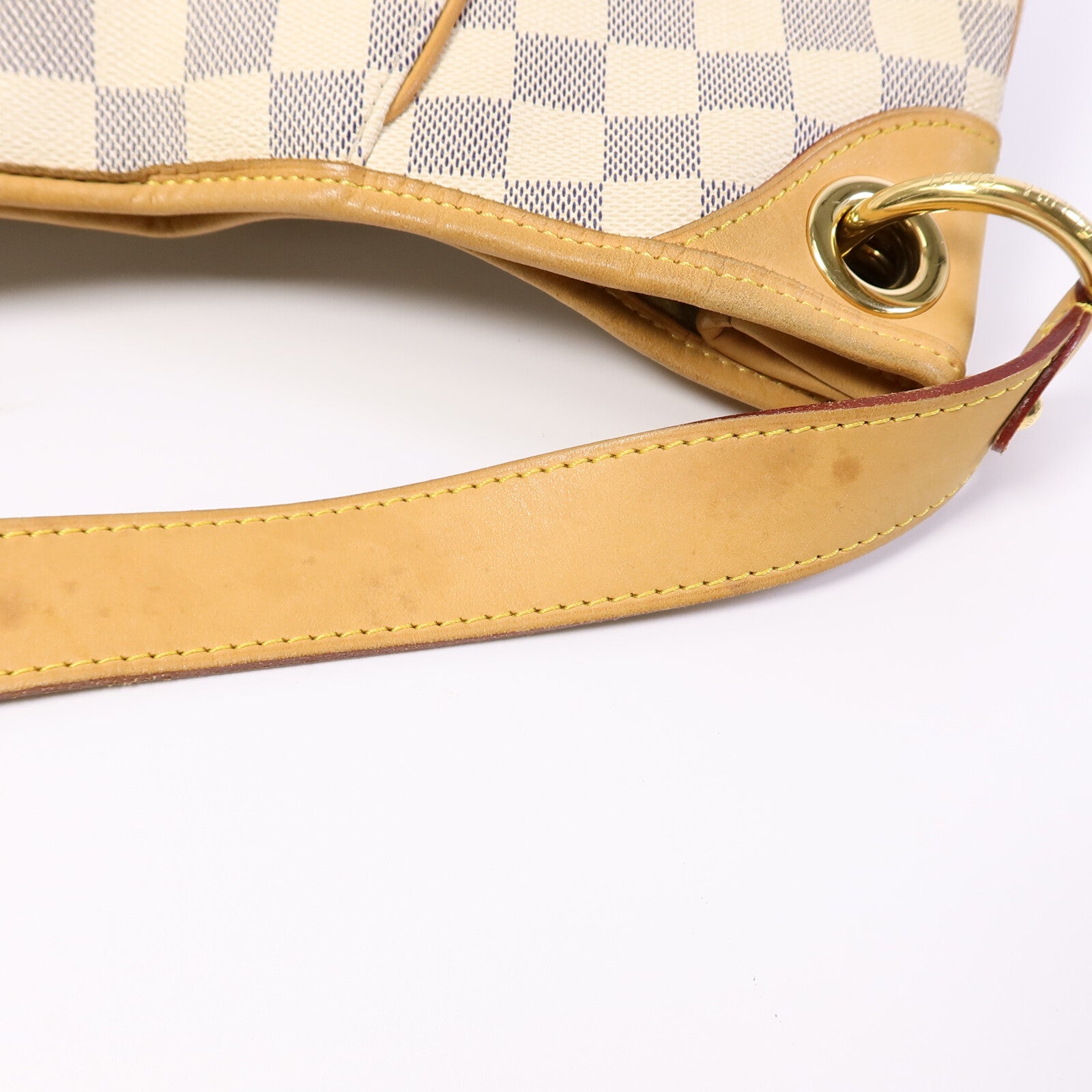 LOUIS VUITTON Damier Azur Galliera PM金扣肩背袋
